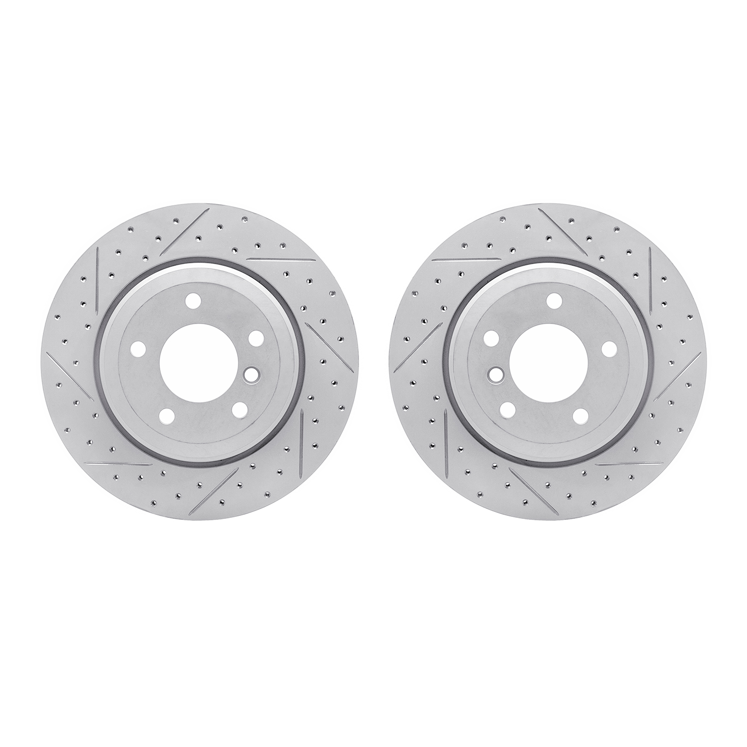 2002-31074 Geoperformance Drilled/Slotted Brake Rotors, 2004-2010 BMW, Position: Rear