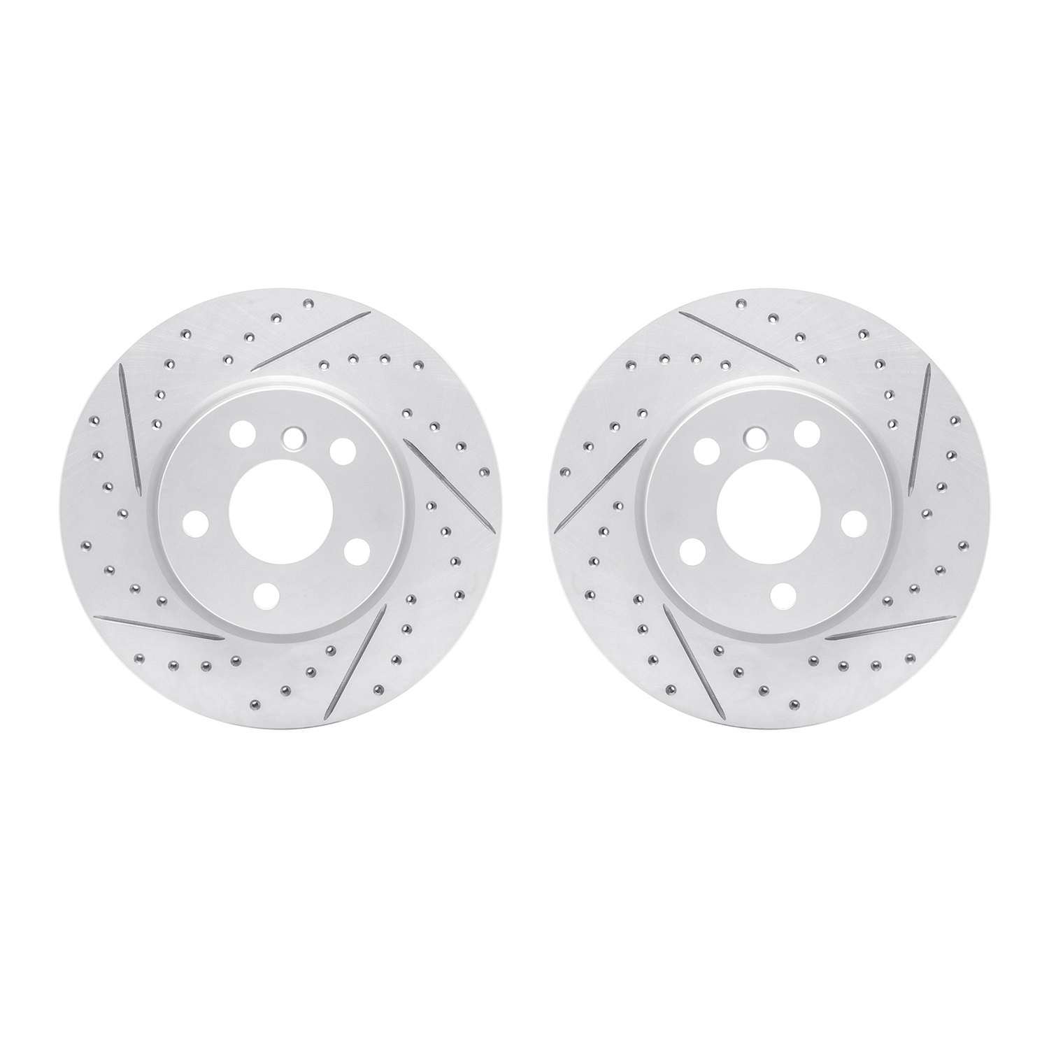 2002-32008 Geoperformance Drilled/Slotted Brake Rotors, 2014-2021 Mini, Position: Front