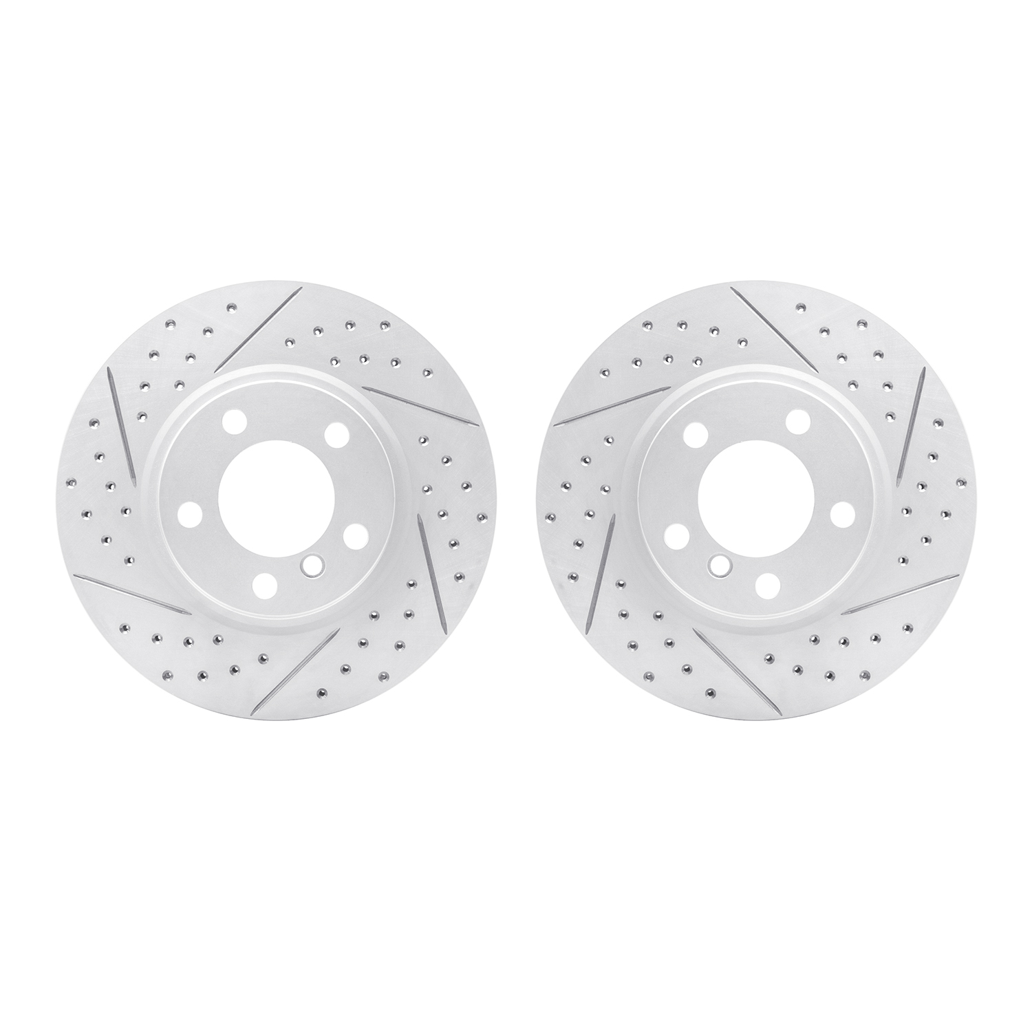 2002-32013 Geoperformance Drilled/Slotted Brake Rotors, 2011-2016 Mini, Position: Front
