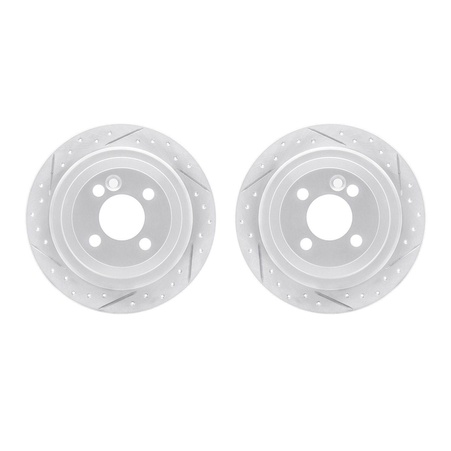 2002-32017 Geoperformance Drilled/Slotted Brake Rotors, 2009-2014 Mini, Position: Rear