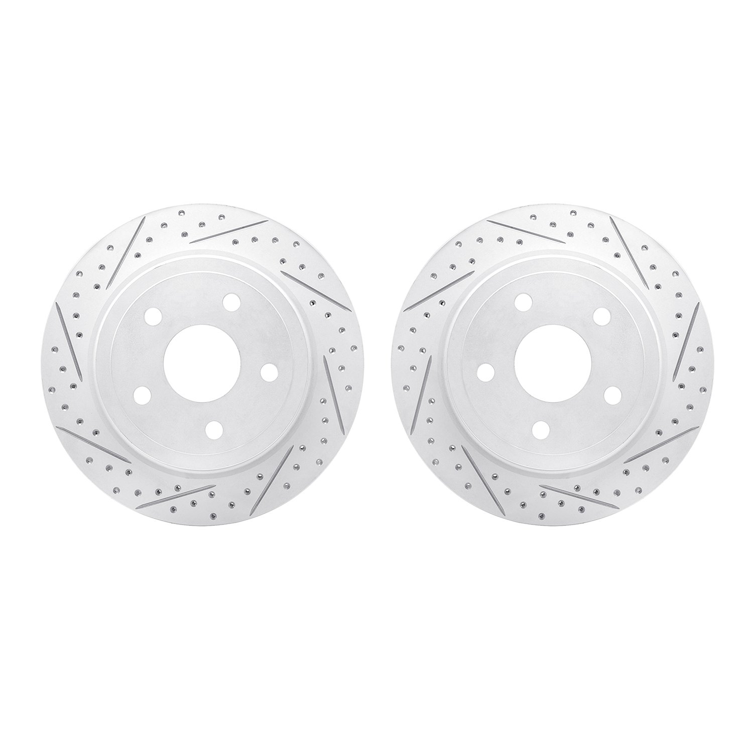 2002-40049 Geoperformance Drilled/Slotted Brake Rotors, 2004-2006 Mopar, Position: Rear