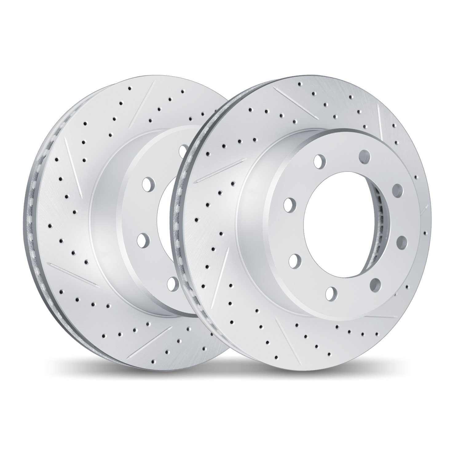 2002-40052 Geoperformance Drilled/Slotted Brake Rotors, 2000-2002 Mopar, Position: Rear