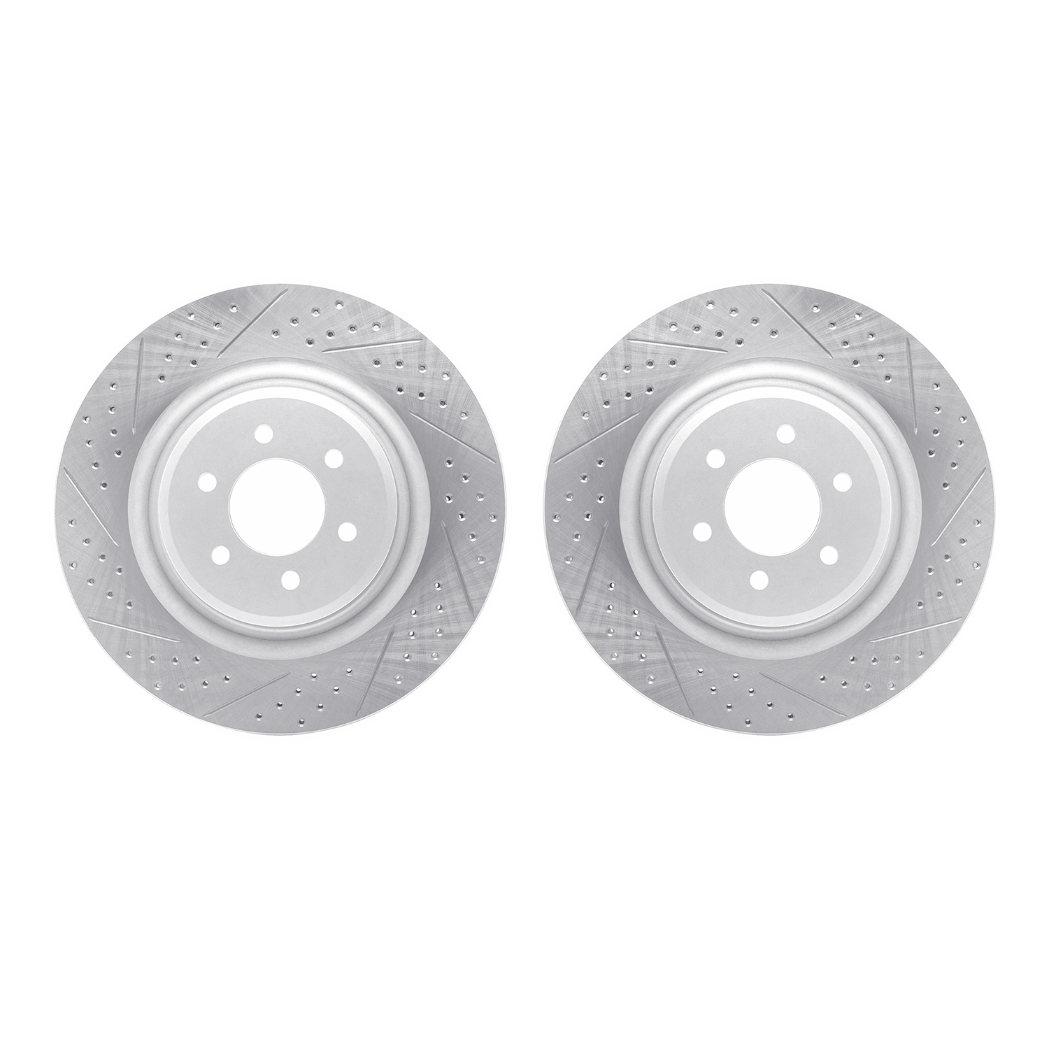 2002-40059 Geoperformance Drilled/Slotted Brake Rotors, 2003-2017 Mopar, Position: Rear