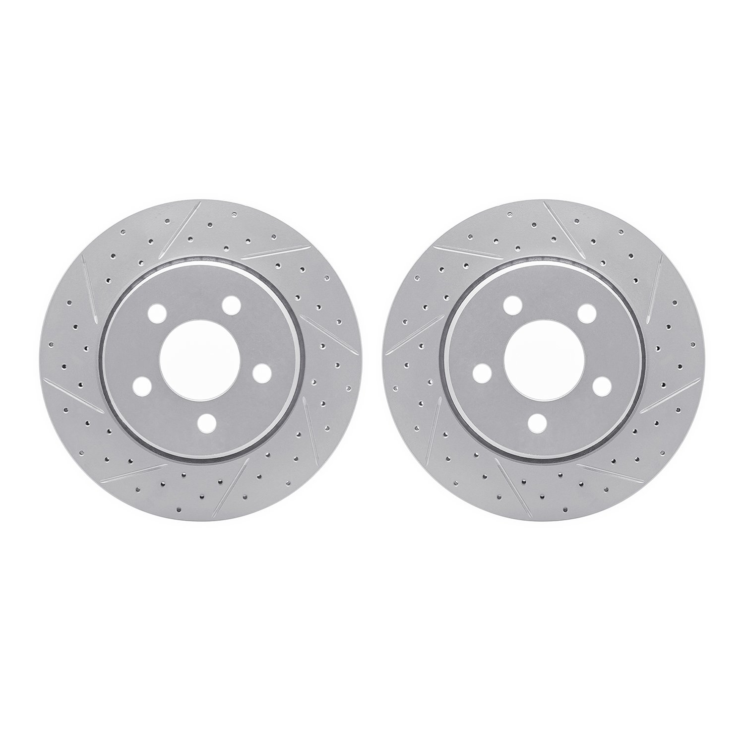 2002-42004 Geoperformance Drilled/Slotted Brake Rotors, 2007-2012 Mopar, Position: Front