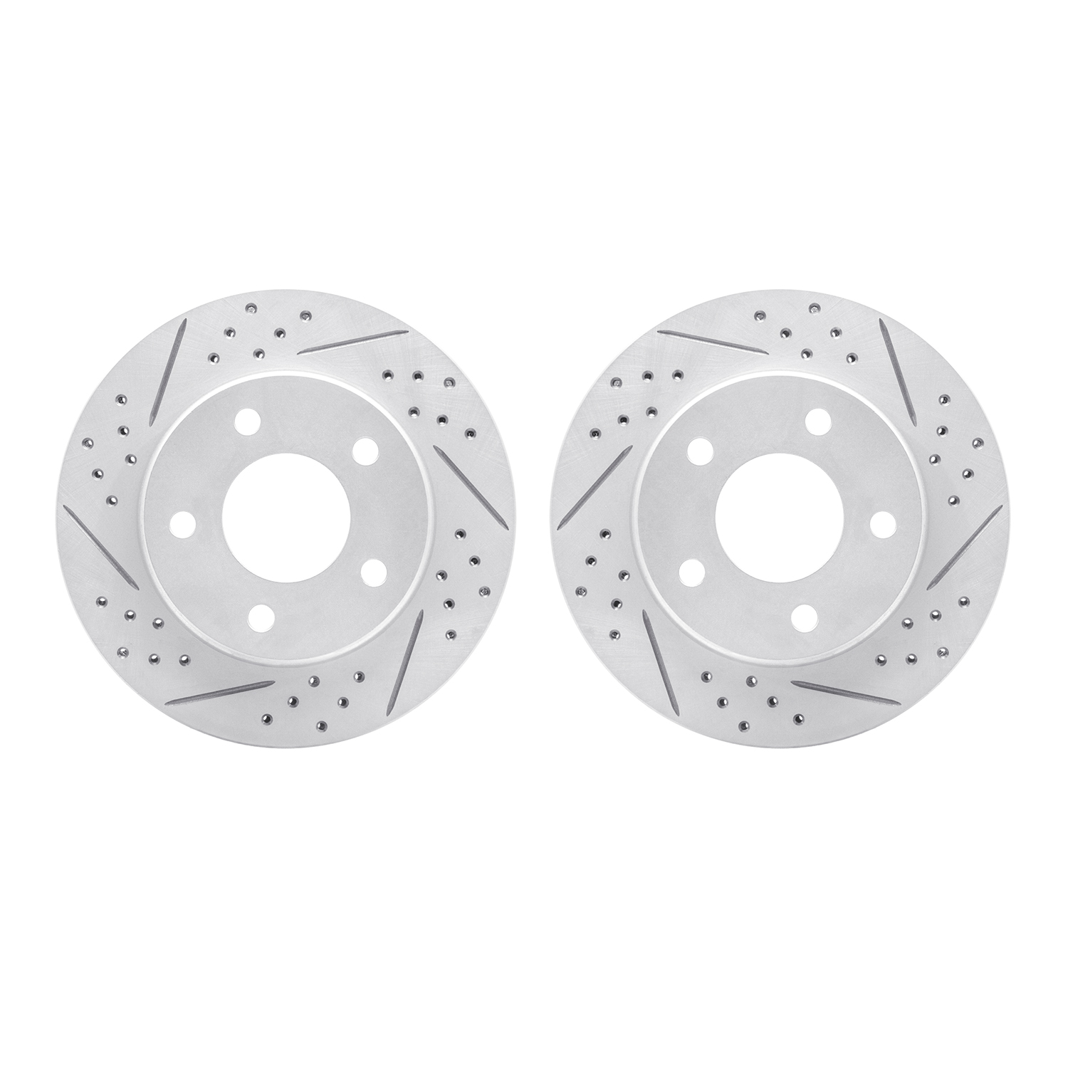 2002-45001 Geoperformance Drilled/Slotted Brake Rotors, 1983-1996 GM, Position: Front
