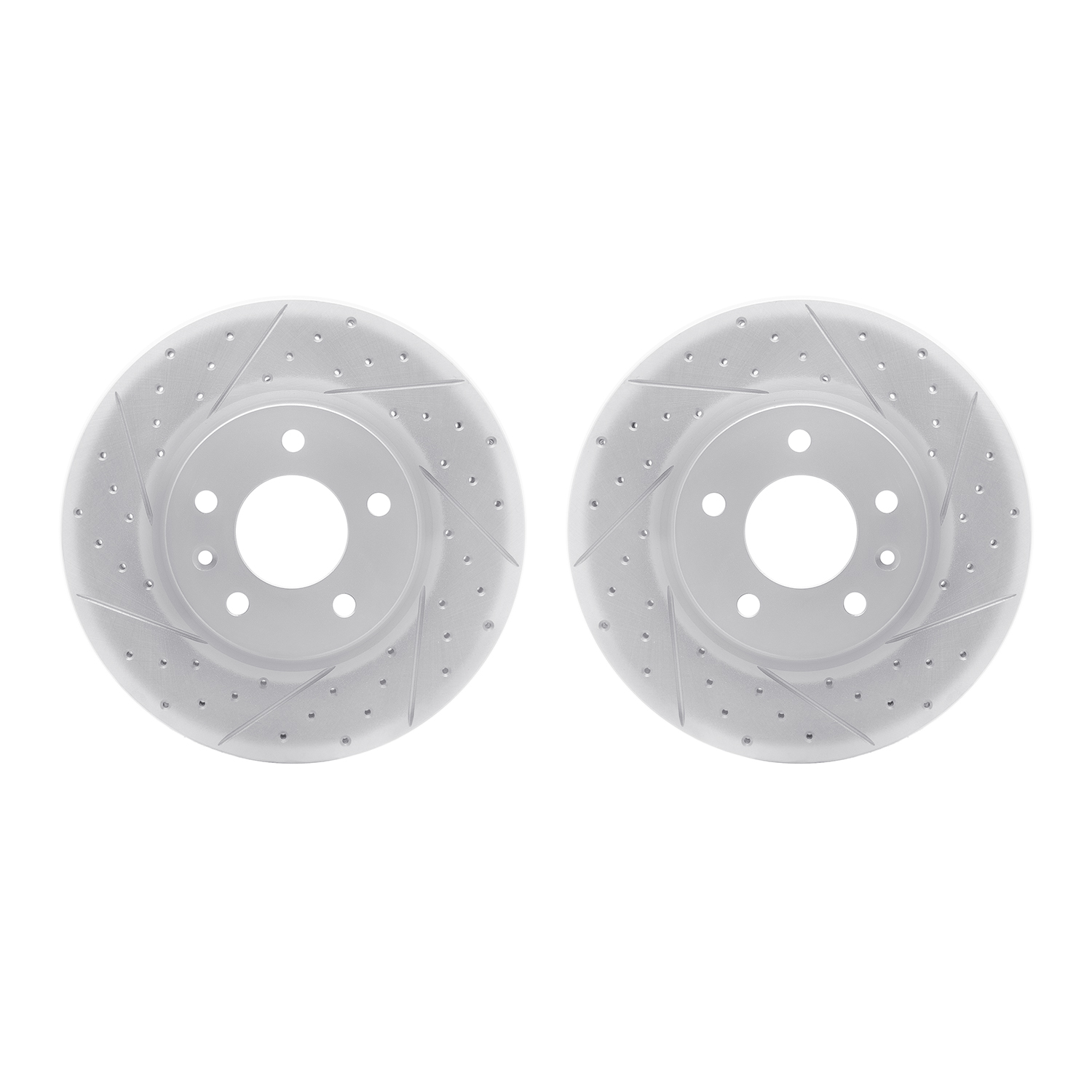 2002-45003 Geoperformance Drilled/Slotted Brake Rotors, Fits Select GM, Position: Front