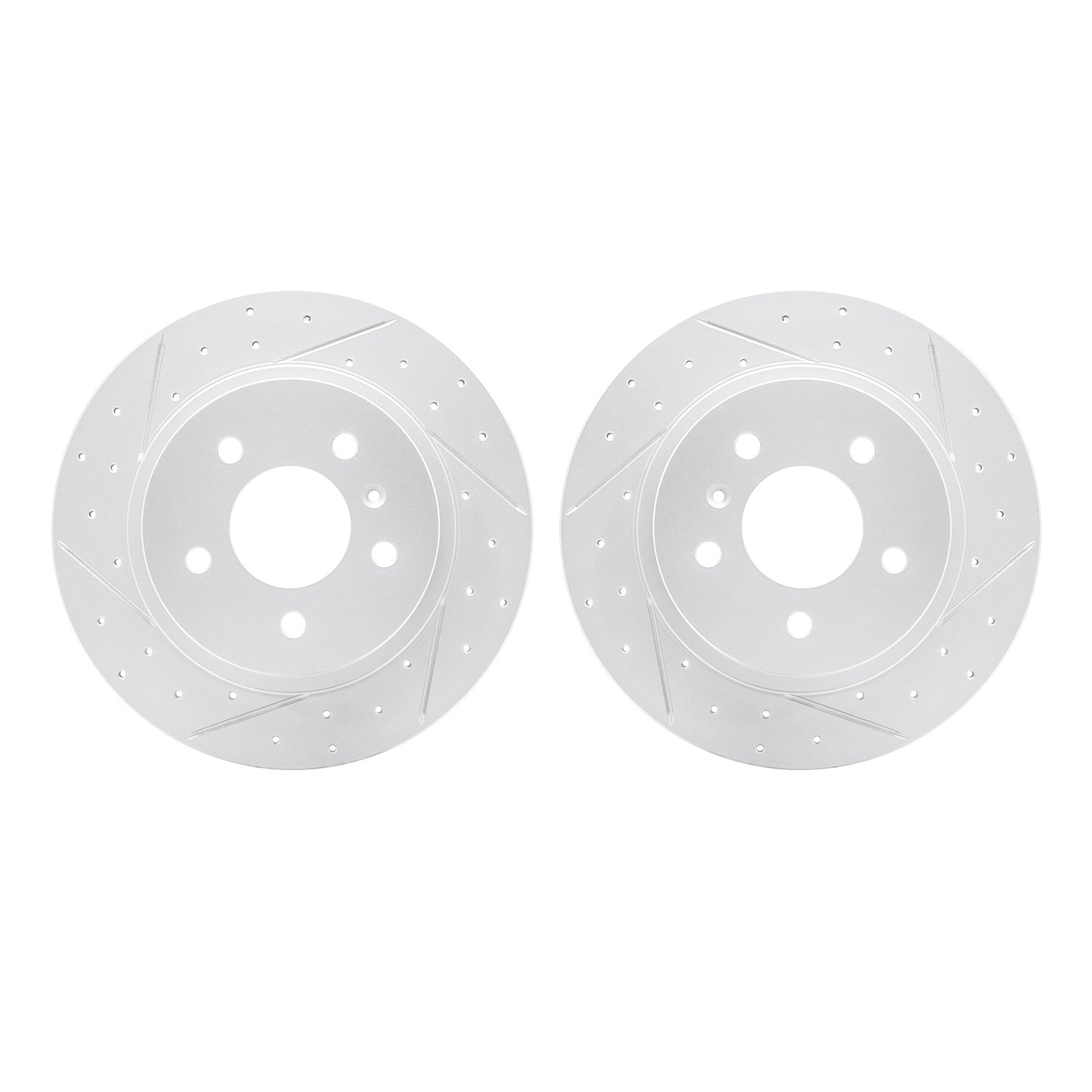 2002-45018 Geoperformance Drilled/Slotted Brake Rotors, 2006-2011 GM, Position: Rear