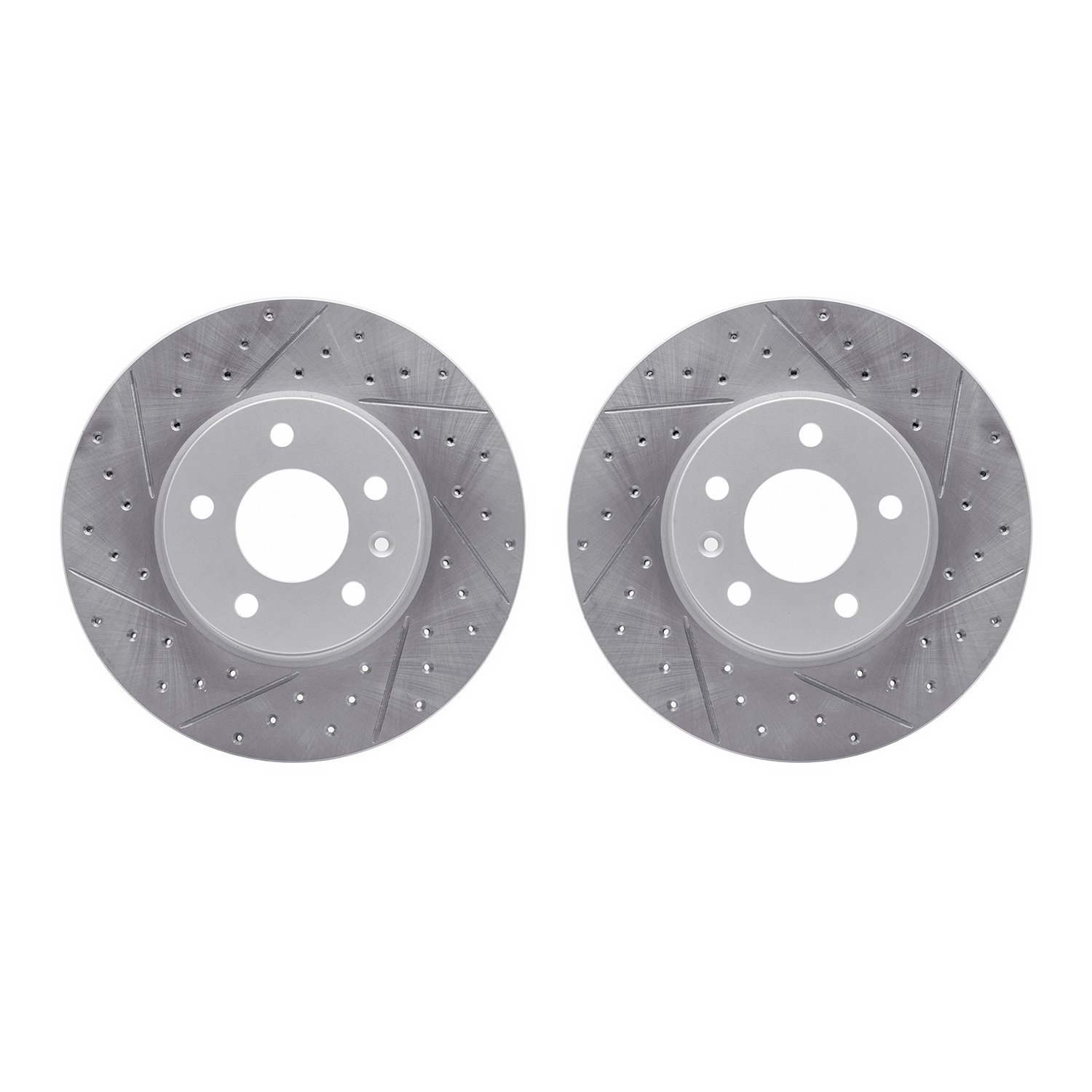 2002-46006 Geoperformance Drilled/Slotted Brake Rotors, Fits Select GM, Position: Front