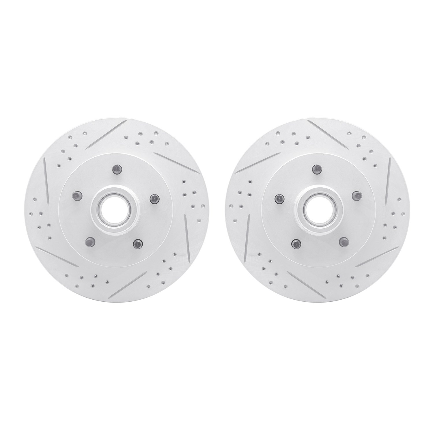 2002-47001 Geoperformance Drilled/Slotted Brake Rotors, 1969-1996 GM, Position: Front