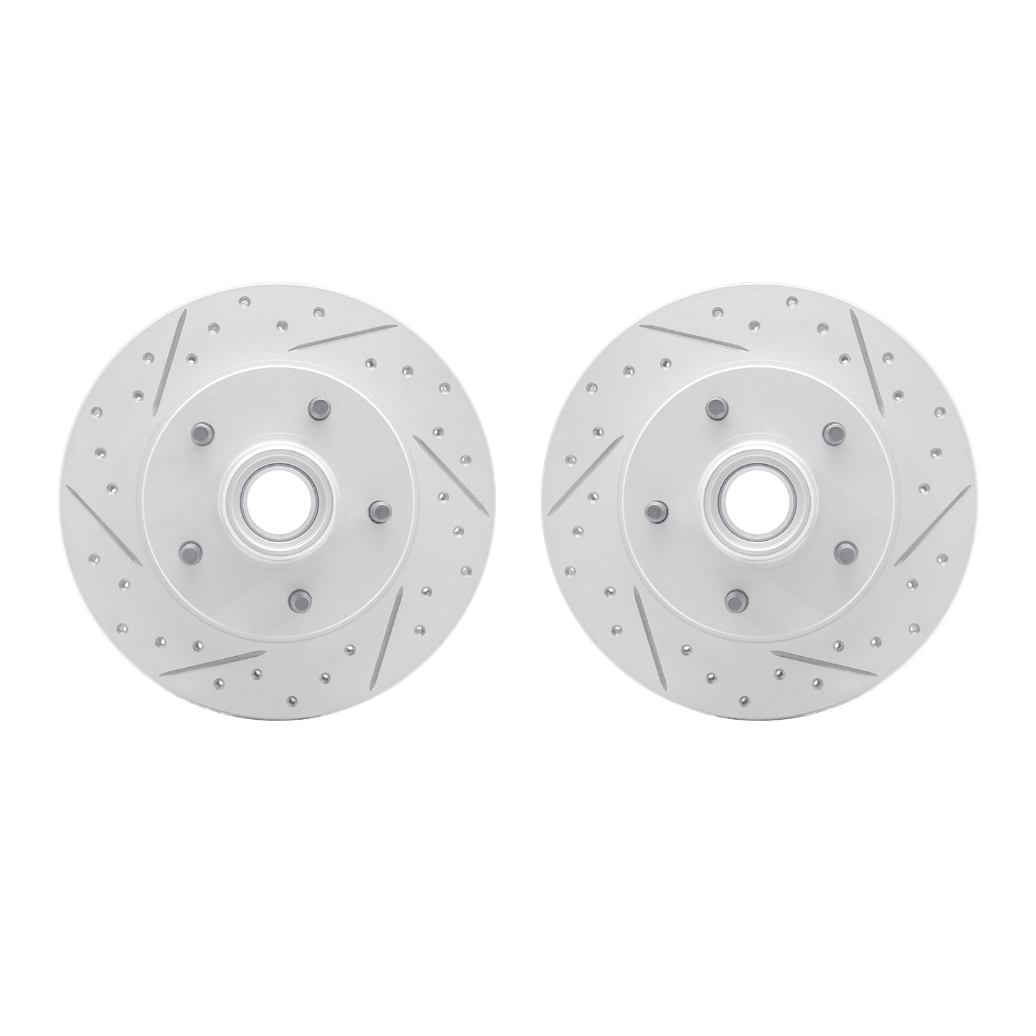 2002-47004 Geoperformance Drilled/Slotted Brake Rotors, 1982-1995 GM, Position: Front