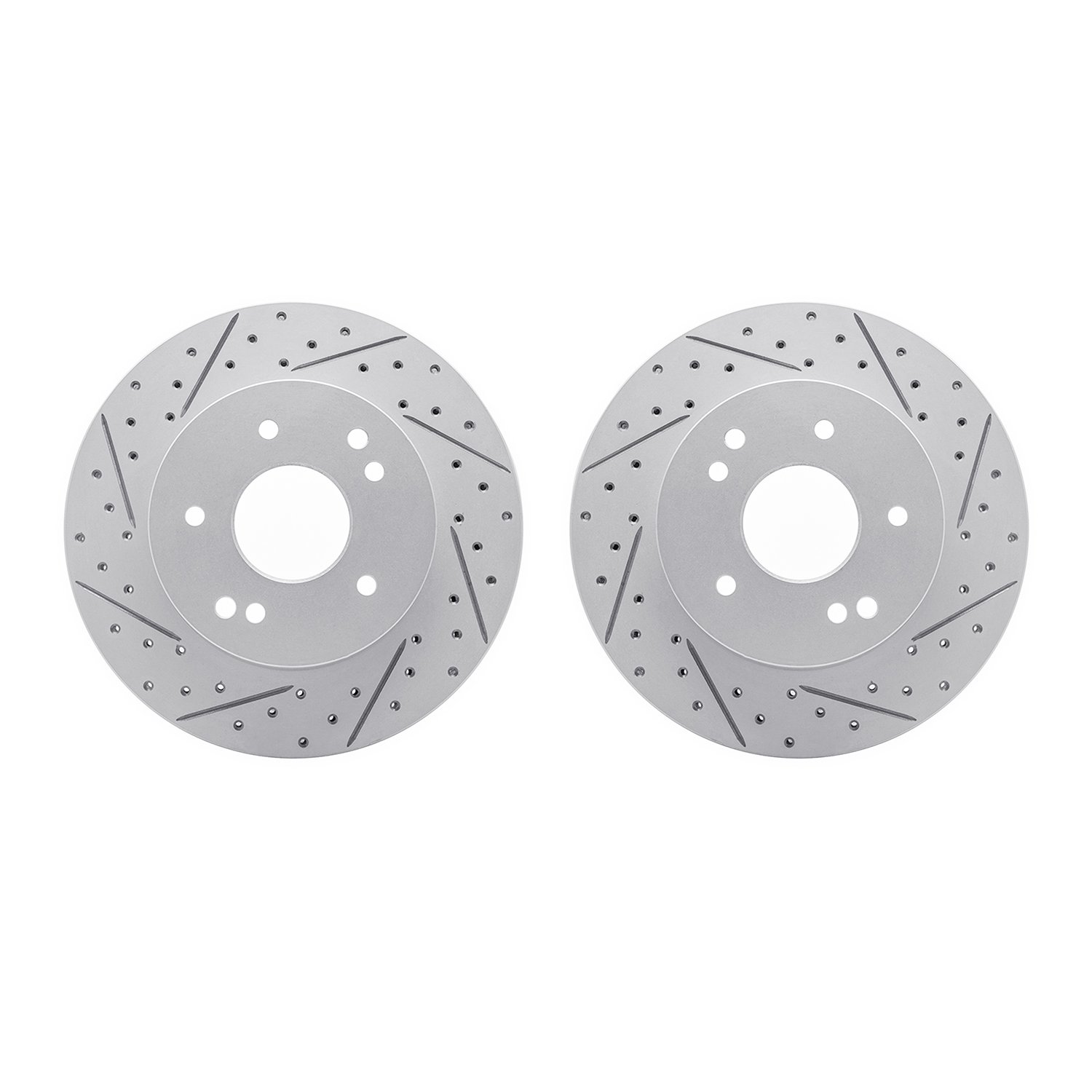 2002-47011 Geoperformance Drilled/Slotted Brake Rotors, 1963-1982 GM, Position: Rear, Front