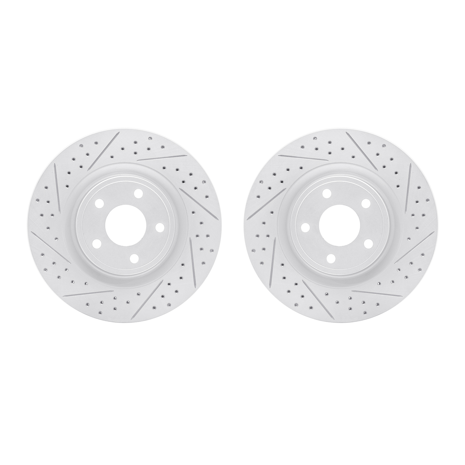 2002-47016 Geoperformance Drilled/Slotted Brake Rotors, 2007-2010 GM, Position: Front