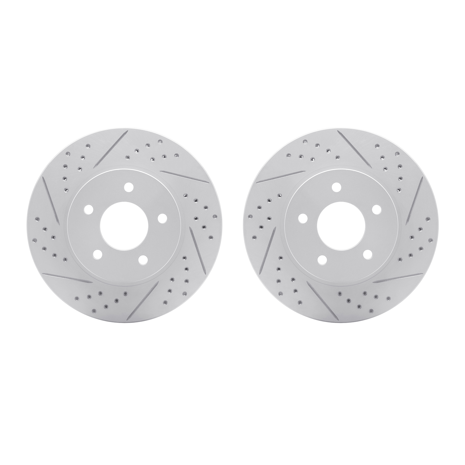 2002-47023 Geoperformance Drilled/Slotted Brake Rotors, 2002-2007 GM, Position: Front