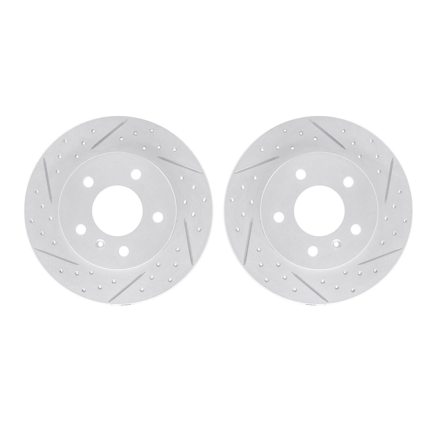 2002-47030 Geoperformance Drilled/Slotted Brake Rotors, 2004-2016 GM, Position: Rear