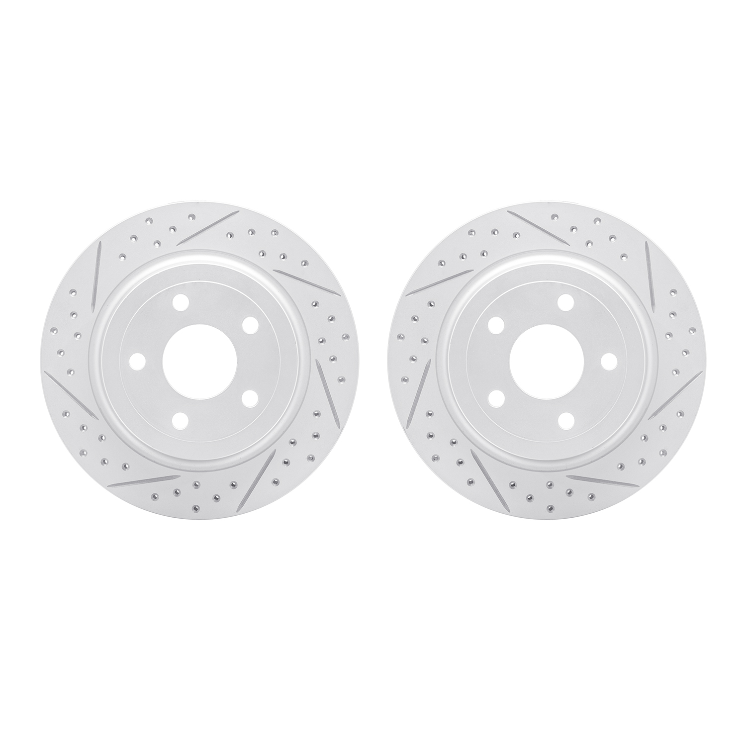 2002-47039 Geoperformance Drilled/Slotted Brake Rotors, 2008-2010 GM, Position: Rear