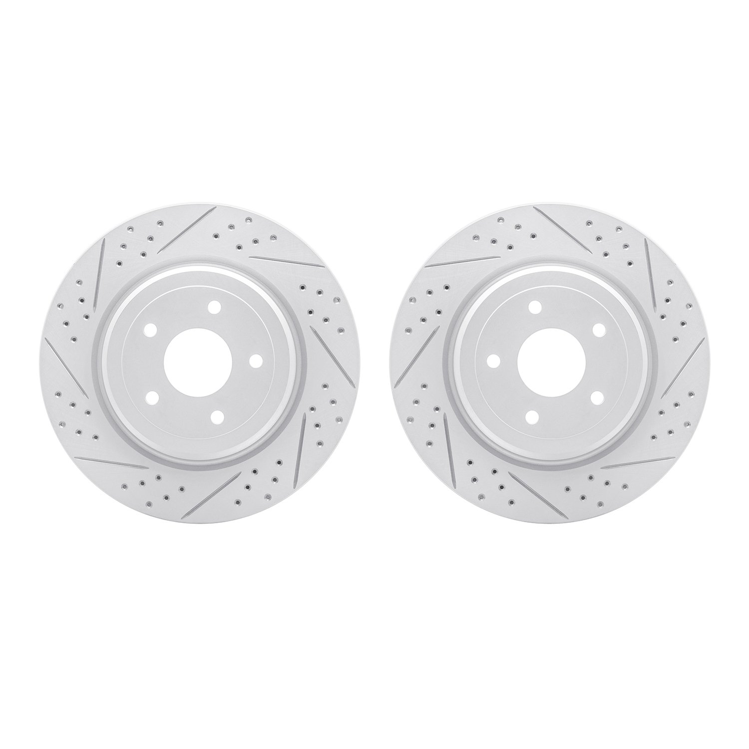 2002-47041 Geoperformance Drilled/Slotted Brake Rotors, 2006-2013 GM, Position: Rear