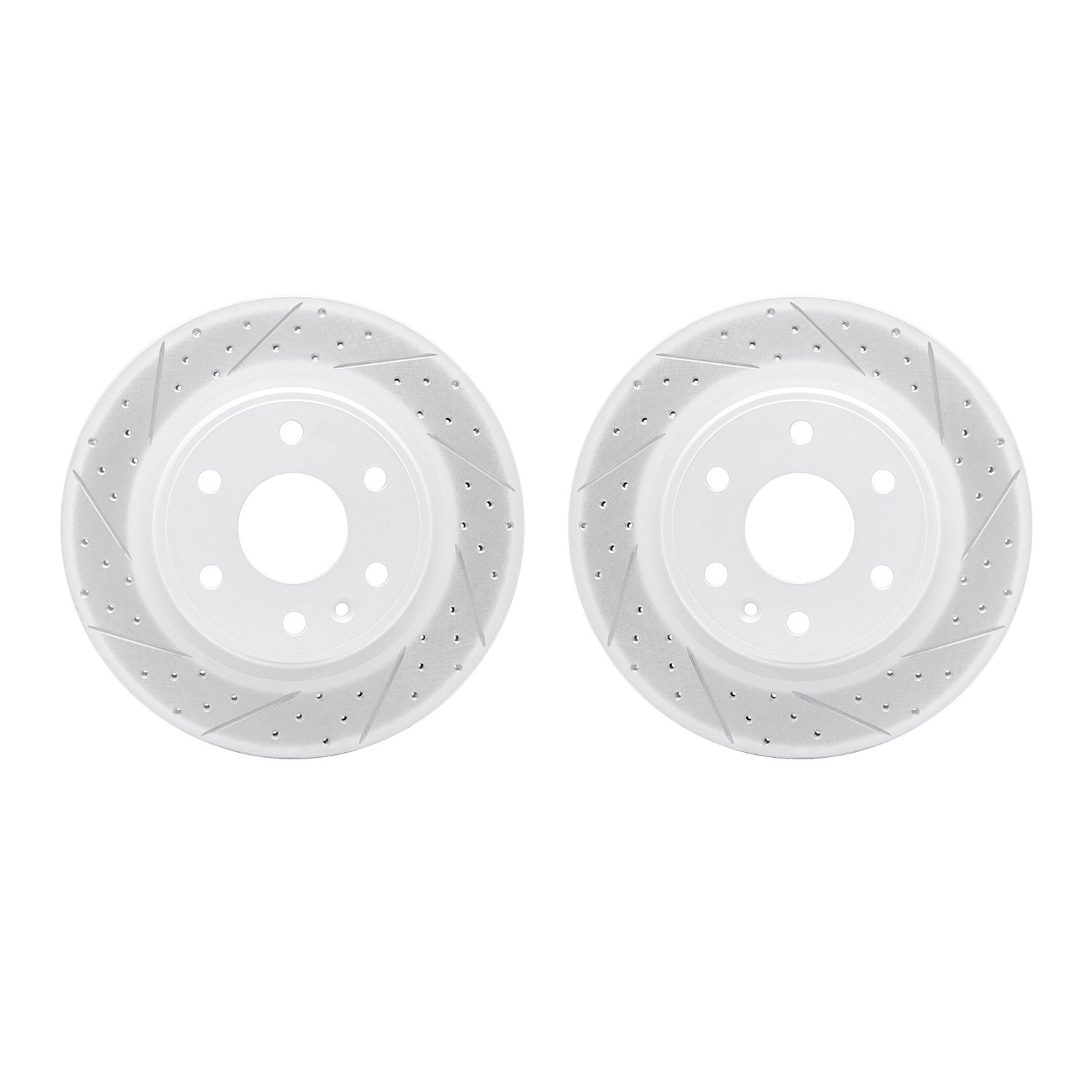 2002-48000 Geoperformance Drilled/Slotted Brake Rotors, 2007-2017 GM, Position: Front