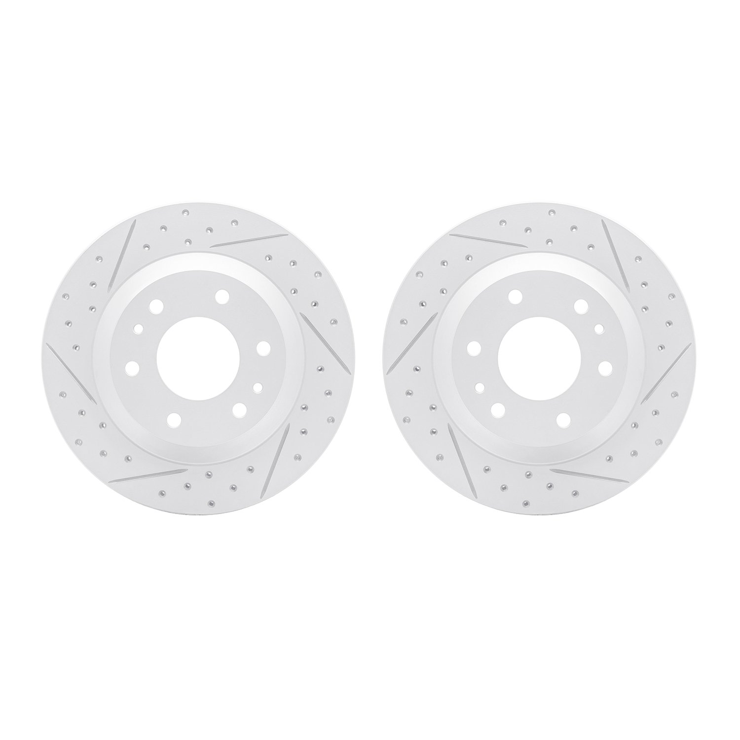 2002-48002 Geoperformance Drilled/Slotted Brake Rotors, 2002-2005 GM, Position: Front