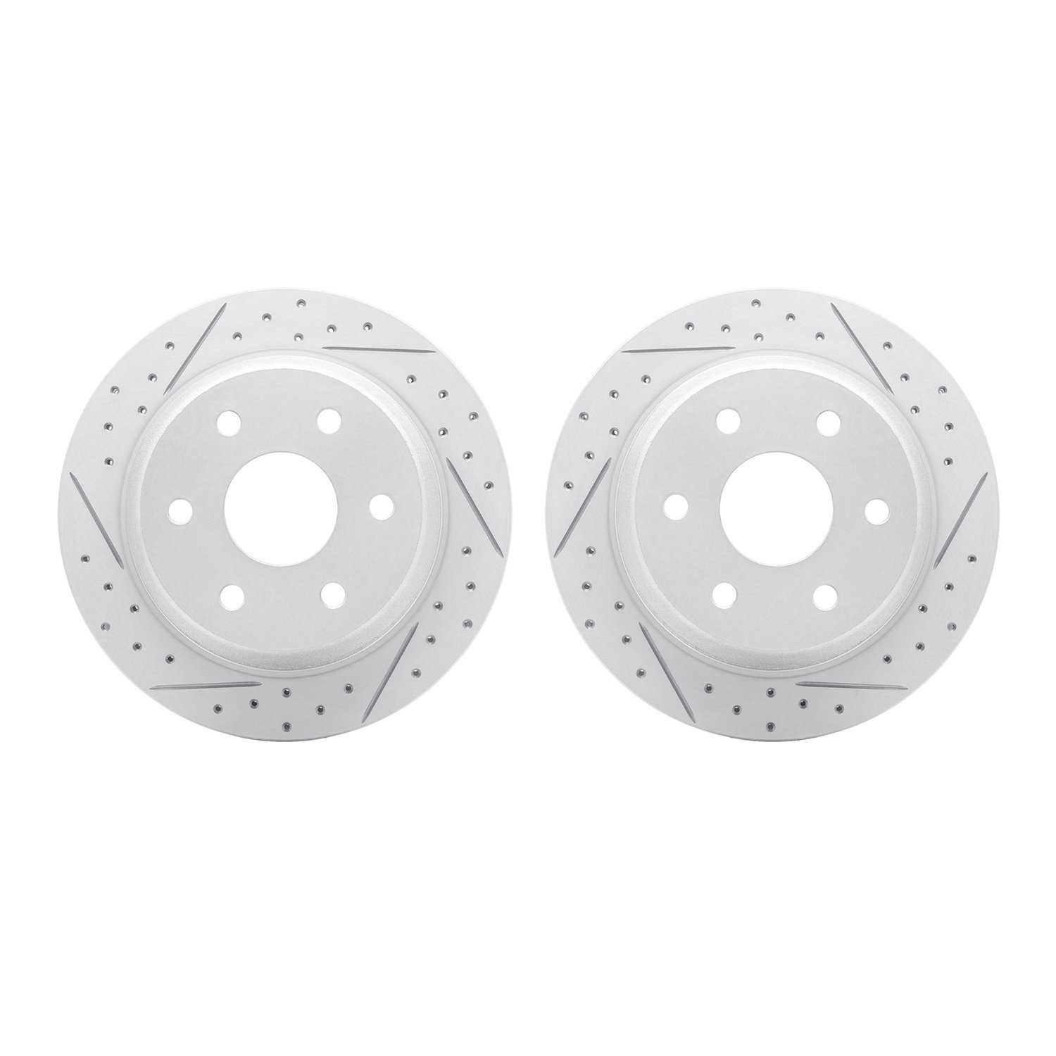 2002-48035 Geoperformance Drilled/Slotted Brake Rotors, 2000-2014 GM, Position: Rear