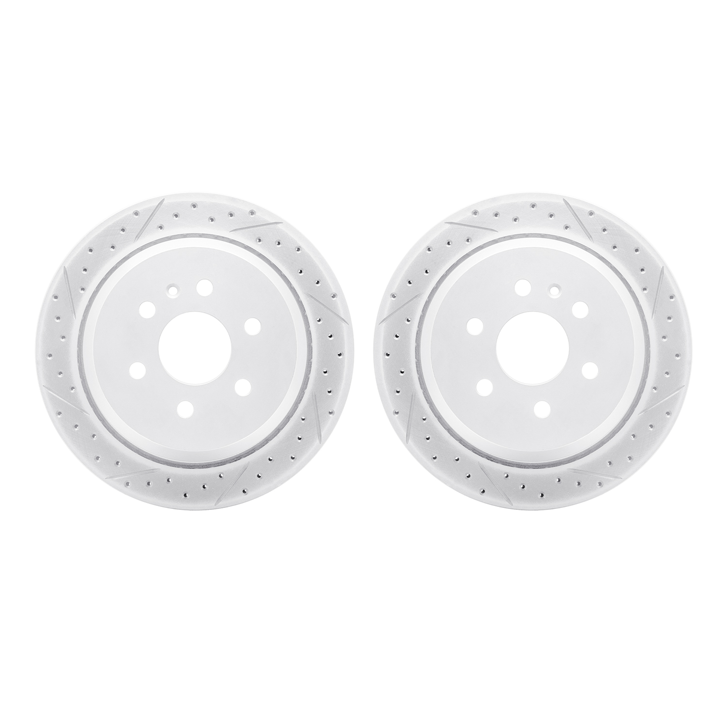 2002-48042 Geoperformance Drilled/Slotted Brake Rotors, 2015-2020 GM, Position: Rear