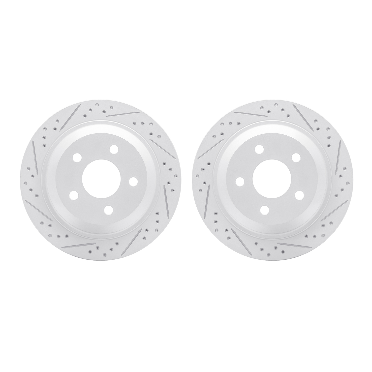 2002-52014 Geoperformance Drilled/Slotted Brake Rotors, 1998-2002 GM, Position: Rear