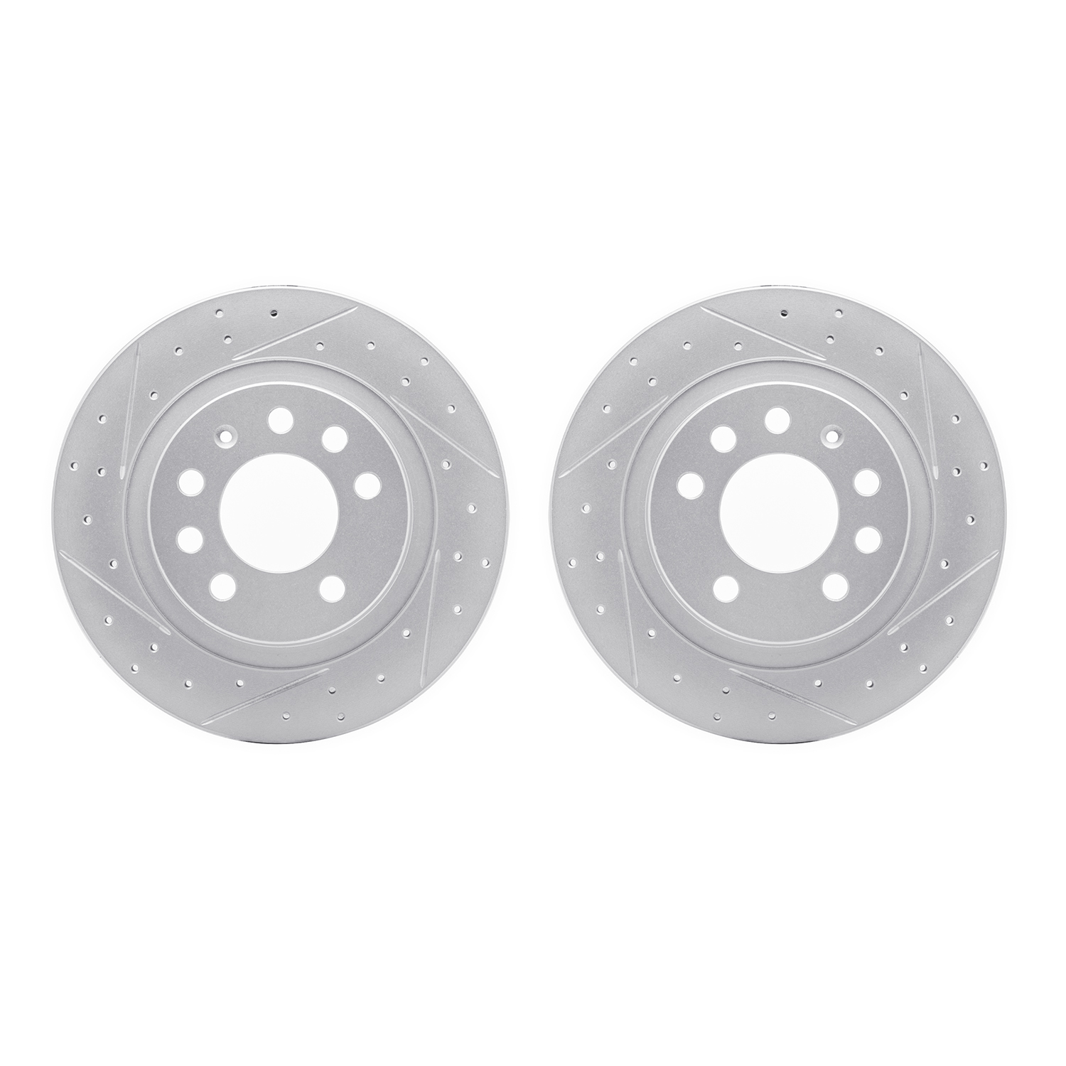 2002-53006 Geoperformance Drilled/Slotted Brake Rotors, 2006-2010 GM, Position: Rear
