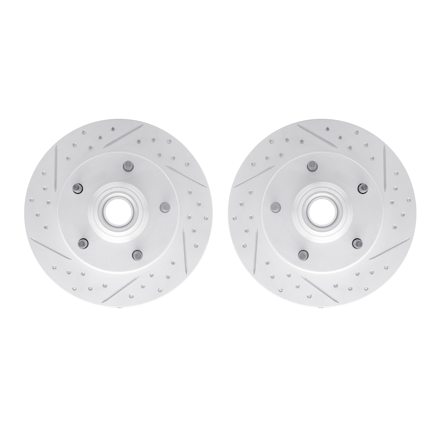 2002-54009 Geoperformance Drilled/Slotted Brake Rotors, 1973-1993 Ford/Lincoln/Mercury/Mazda, Position: Front