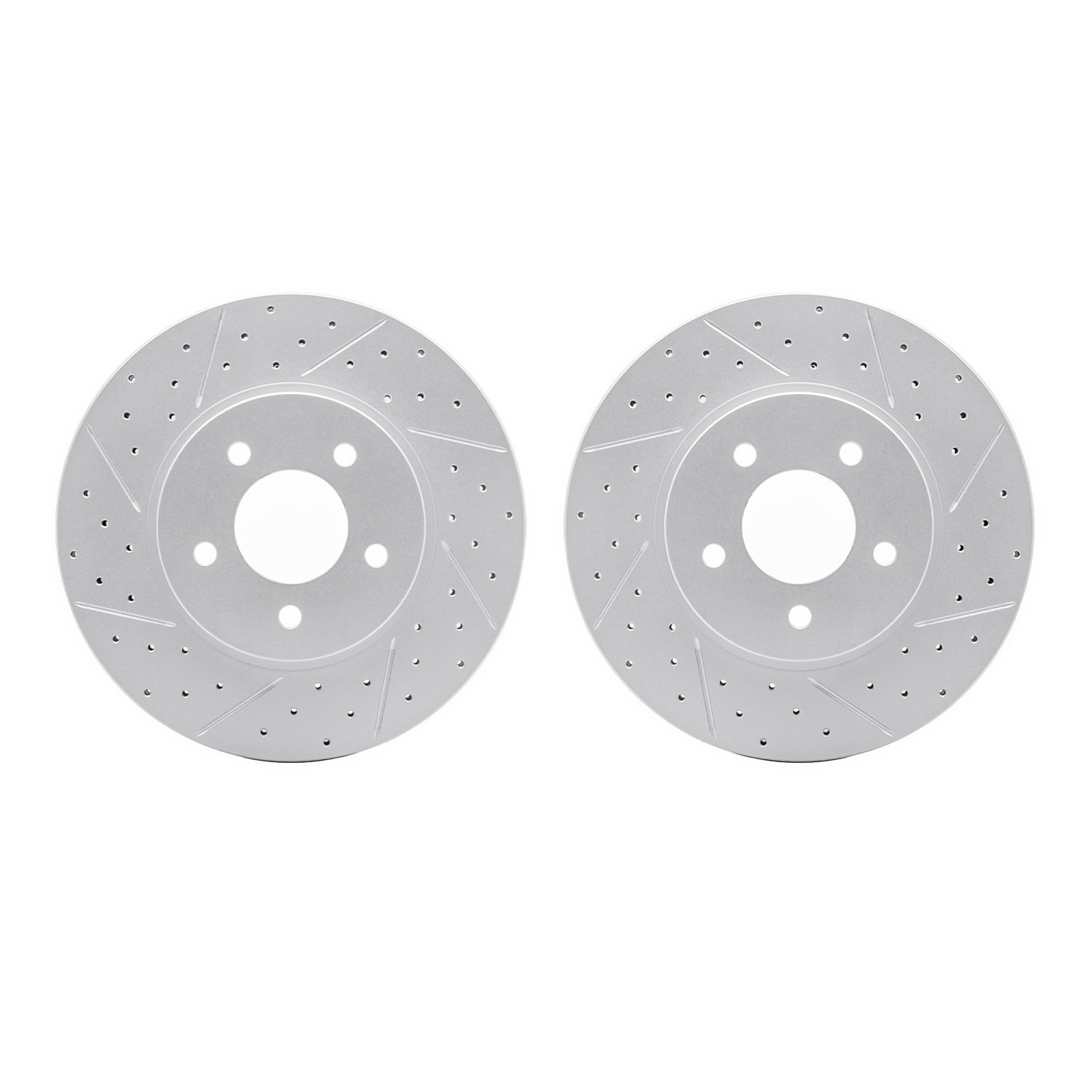 2002-54028 Geoperformance Drilled/Slotted Brake Rotors, 2005-2012 Ford/Lincoln/Mercury/Mazda, Position: Front