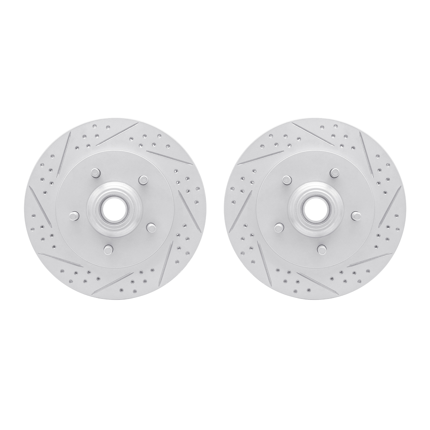 2002-54037 Geoperformance Drilled/Slotted Brake Rotors, 1999-2004 Ford/Lincoln/Mercury/Mazda, Position: Front