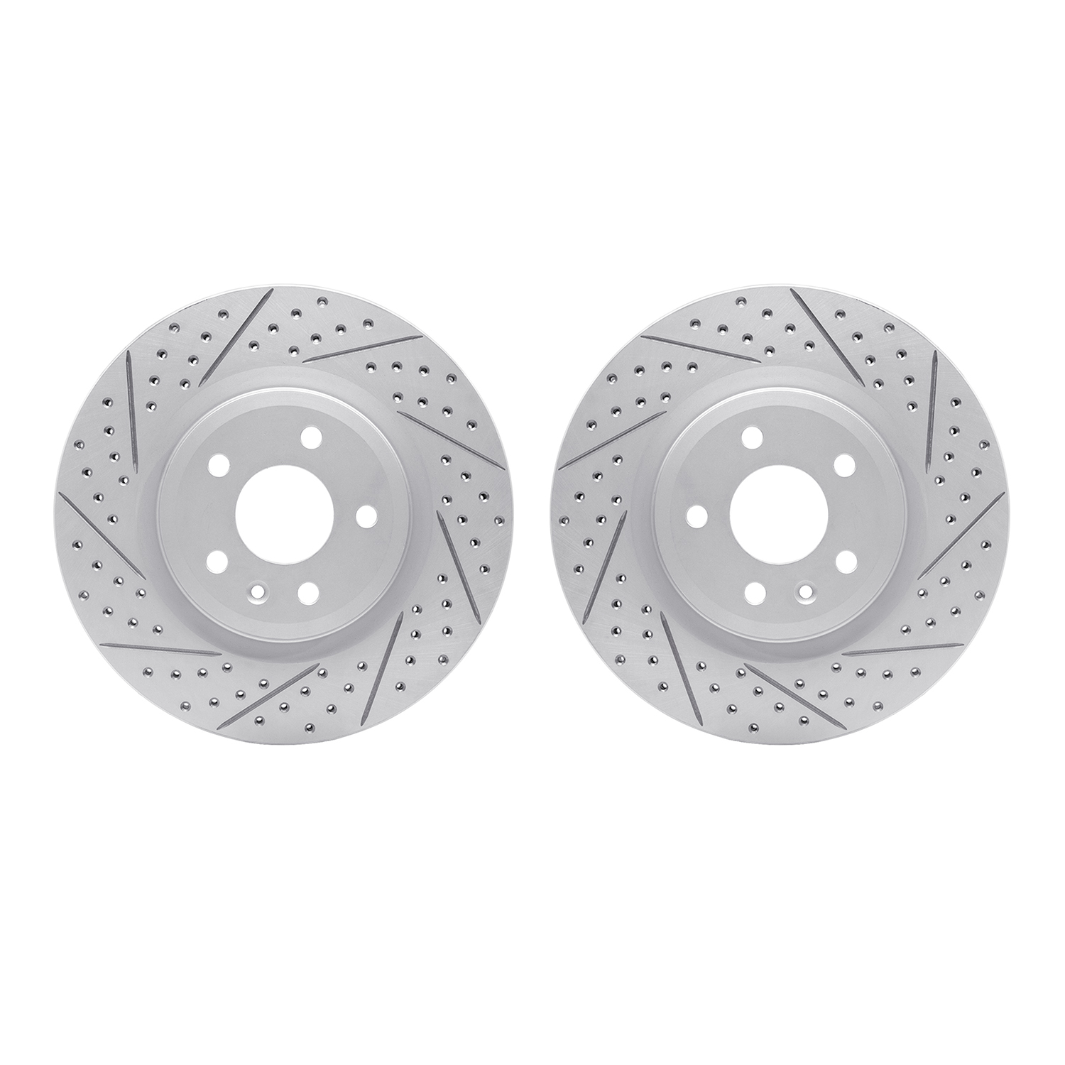 2002-54046 Geoperformance Drilled/Slotted Brake Rotors, 2011-2019 Ford/Lincoln/Mercury/Mazda, Position: Front