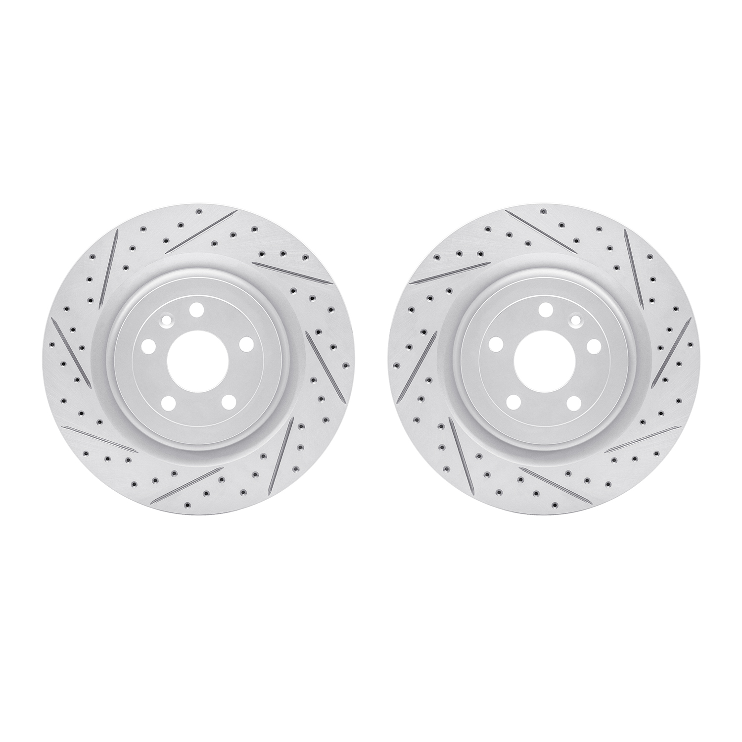 2002-54047 Geoperformance Drilled/Slotted Brake Rotors, 2013-2019 Ford/Lincoln/Mercury/Mazda, Position: Front