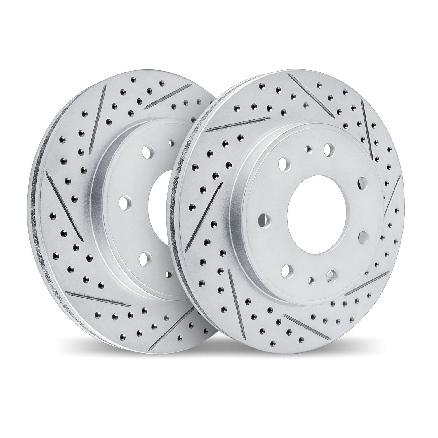 2002-54054 Geoperformance Drilled/Slotted Brake Rotors, 2004-2008 Ford/Lincoln/Mercury/Mazda, Position: Front