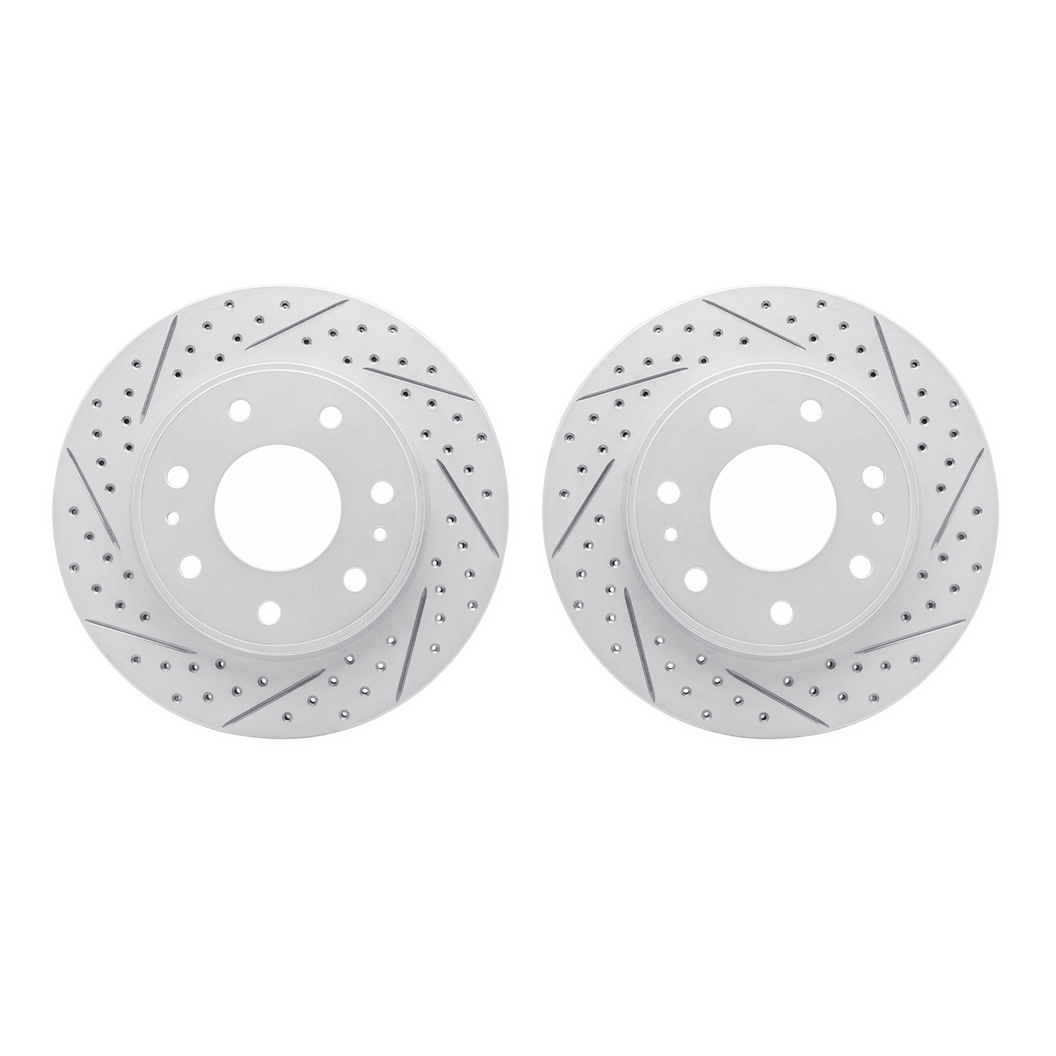 2002-54056 Geoperformance Drilled/Slotted Brake Rotors, 2009-2009 Ford/Lincoln/Mercury/Mazda, Position: Front