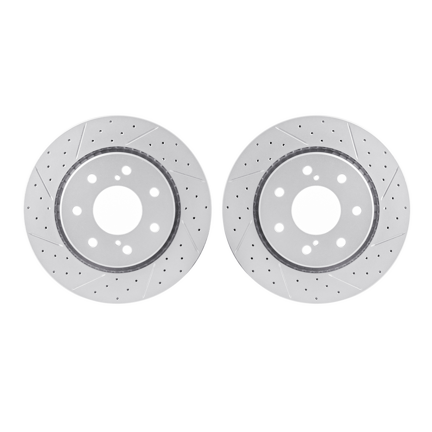 2002-54057 Geoperformance Drilled/Slotted Brake Rotors, 2010-2014 Ford/Lincoln/Mercury/Mazda, Position: Front