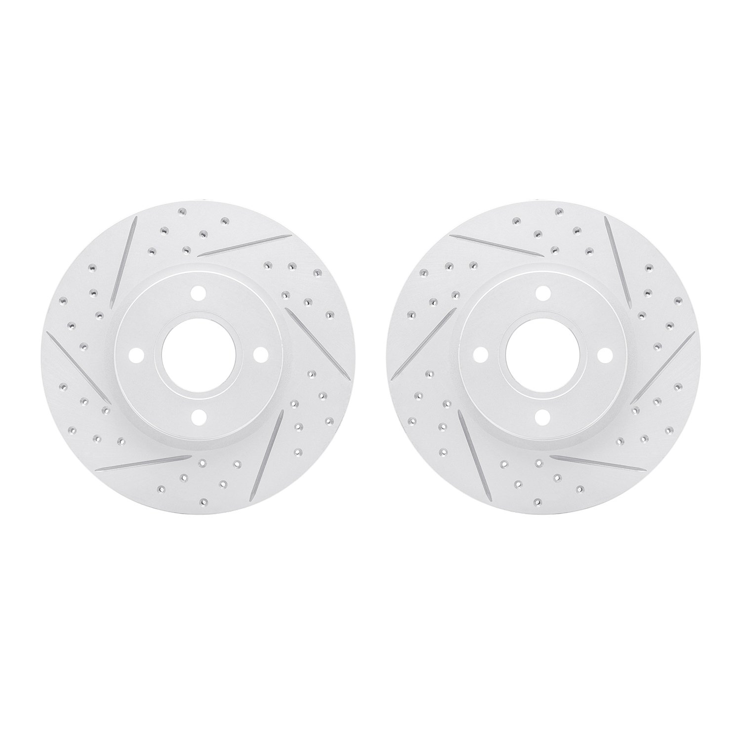 2002-54079 Geoperformance Drilled/Slotted Brake Rotors, 2014-2019 Ford/Lincoln/Mercury/Mazda, Position: Front