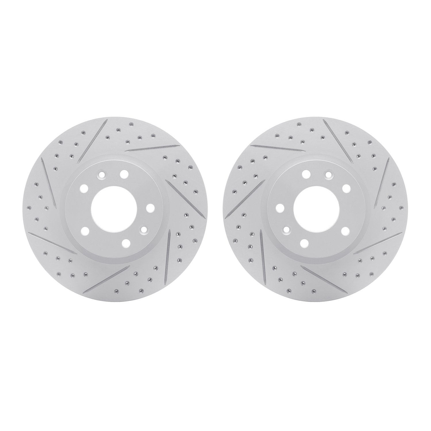 2002-54087 Geoperformance Drilled/Slotted Brake Rotors, 2006-2013 Ford/Lincoln/Mercury/Mazda, Position: Front