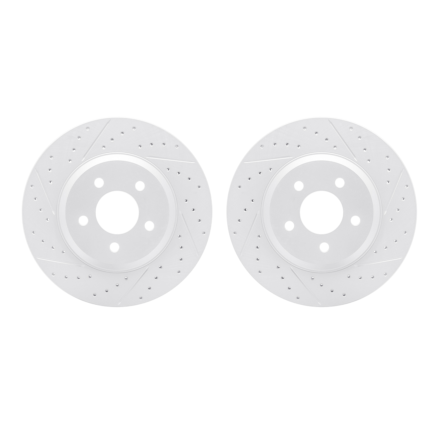 2002-54095 Geoperformance Drilled/Slotted Brake Rotors, 2005-2014 Ford/Lincoln/Mercury/Mazda, Position: Front
