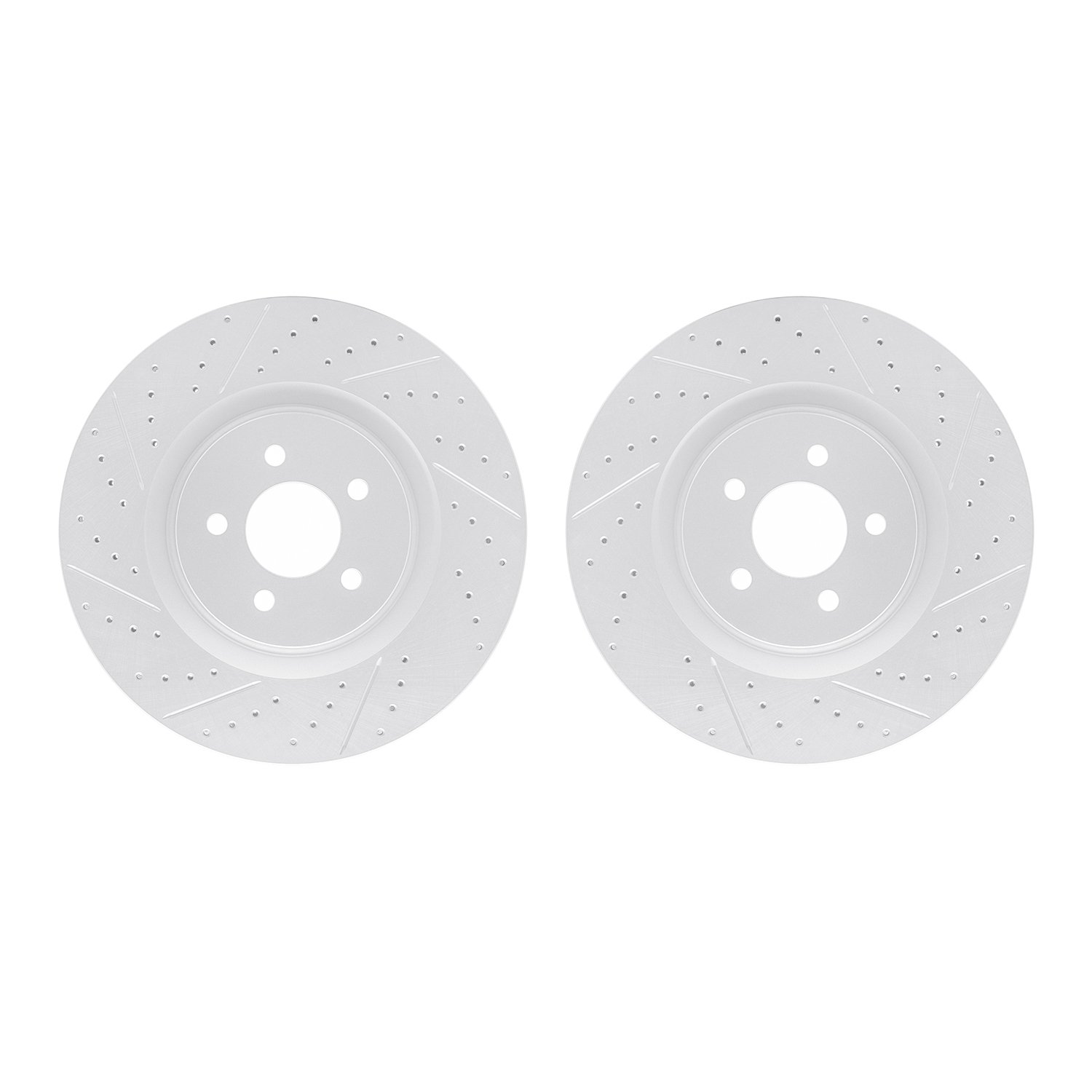 2002-54096 Geoperformance Drilled/Slotted Brake Rotors, 2007-2014 Ford/Lincoln/Mercury/Mazda, Position: Front