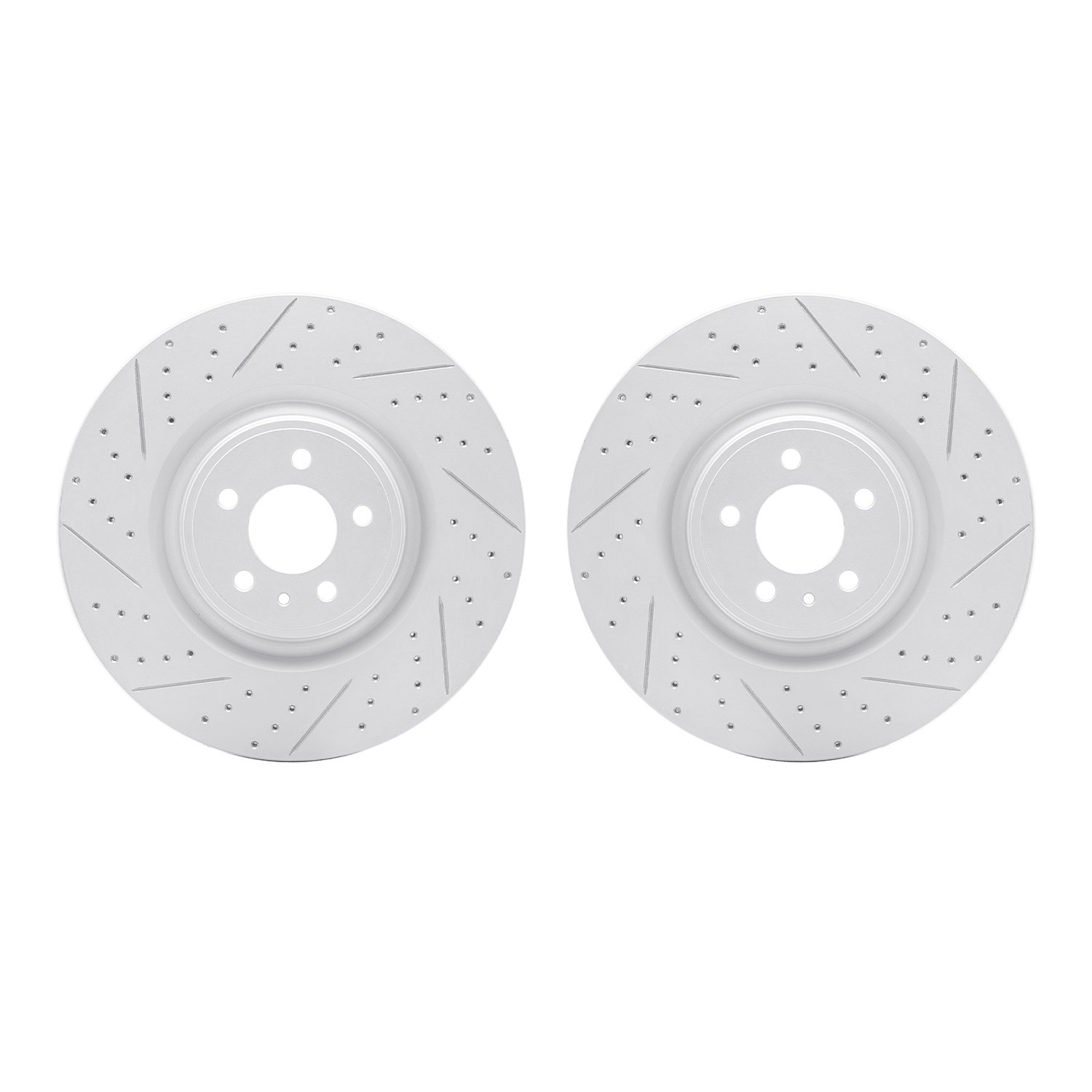 2002-54098 Geoperformance Drilled/Slotted Brake Rotors, 2013-2014 Ford/Lincoln/Mercury/Mazda, Position: Front