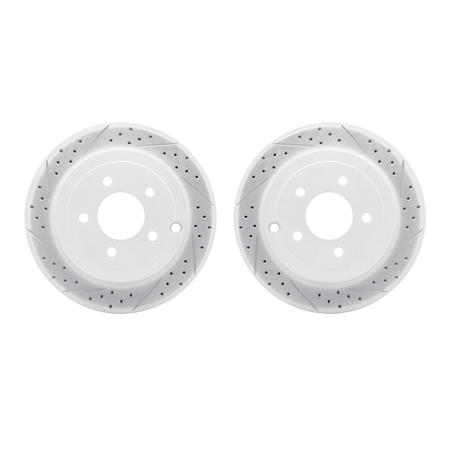 2002-54129 Geoperformance Drilled/Slotted Brake Rotors, 2007-2010 Ford/Lincoln/Mercury/Mazda, Position: Rear