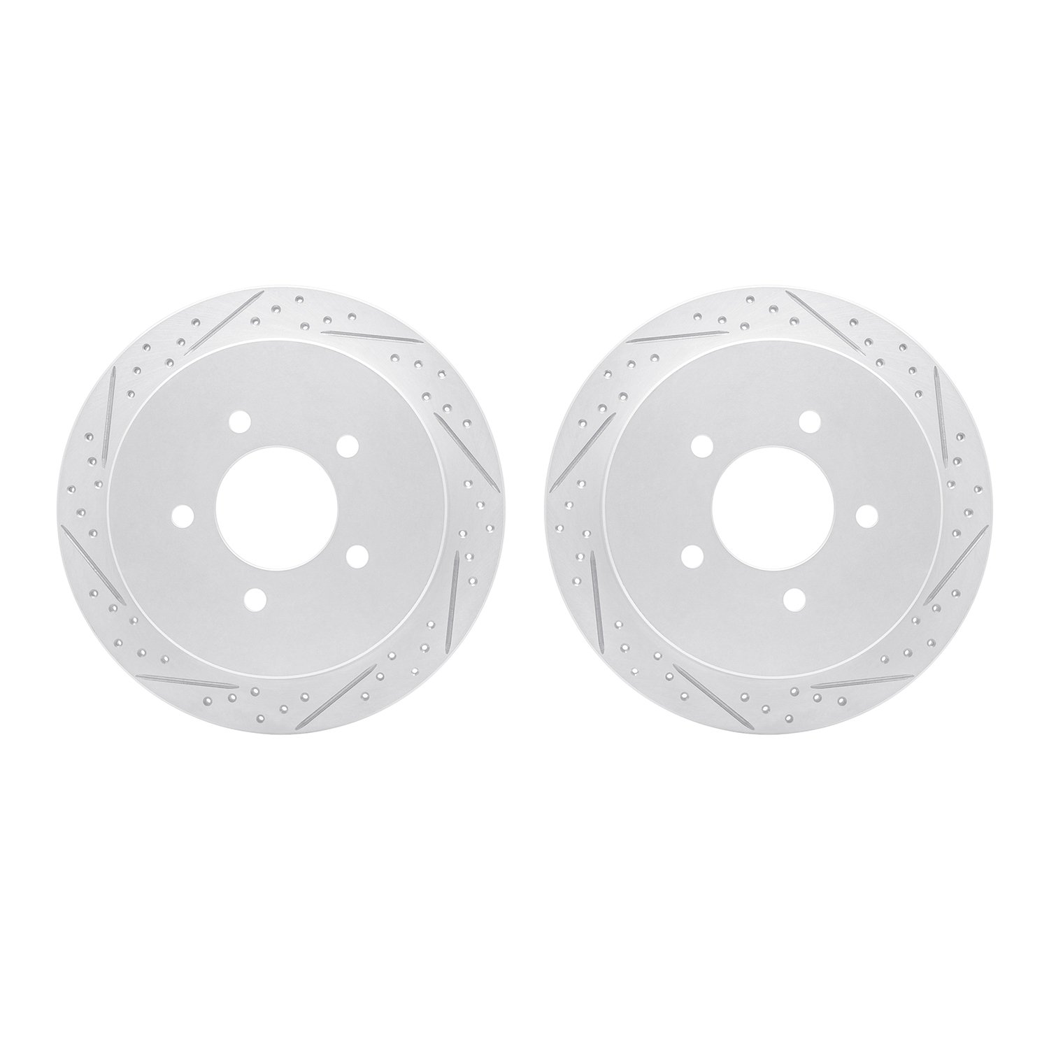 2002-54136 Geoperformance Drilled/Slotted Brake Rotors, 1997-2004 Ford/Lincoln/Mercury/Mazda, Position: Rear