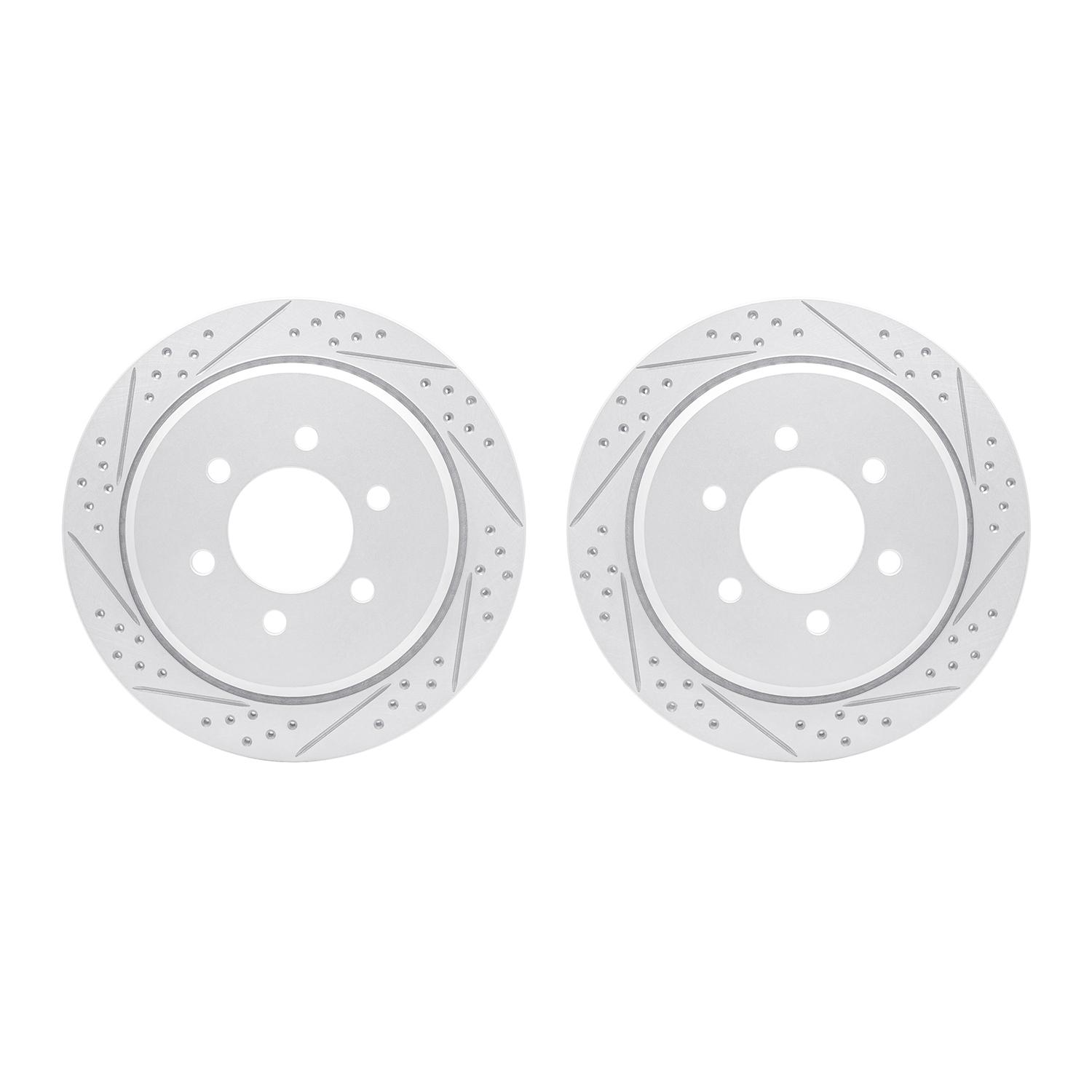 2002-54137 Geoperformance Drilled/Slotted Brake Rotors, 2002-2006 Ford/Lincoln/Mercury/Mazda, Position: Rear