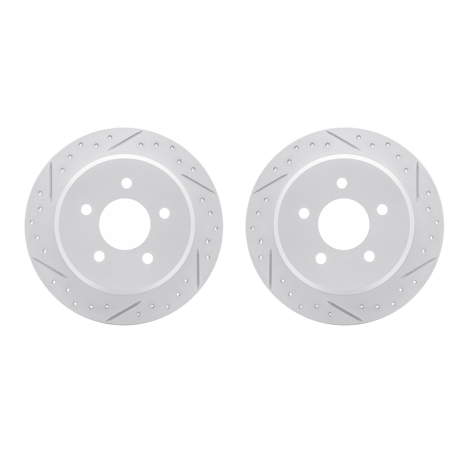 2002-54140 Geoperformance Drilled/Slotted Brake Rotors, 1995-2002 Ford/Lincoln/Mercury/Mazda, Position: Rear