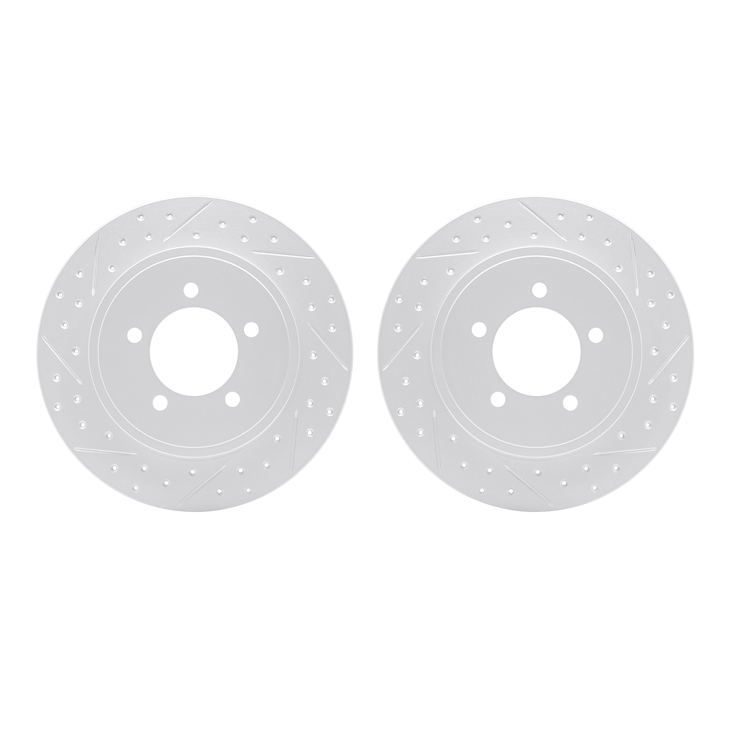 2002-54141 Geoperformance Drilled/Slotted Brake Rotors, 2002-2010 Ford/Lincoln/Mercury/Mazda, Position: Rear