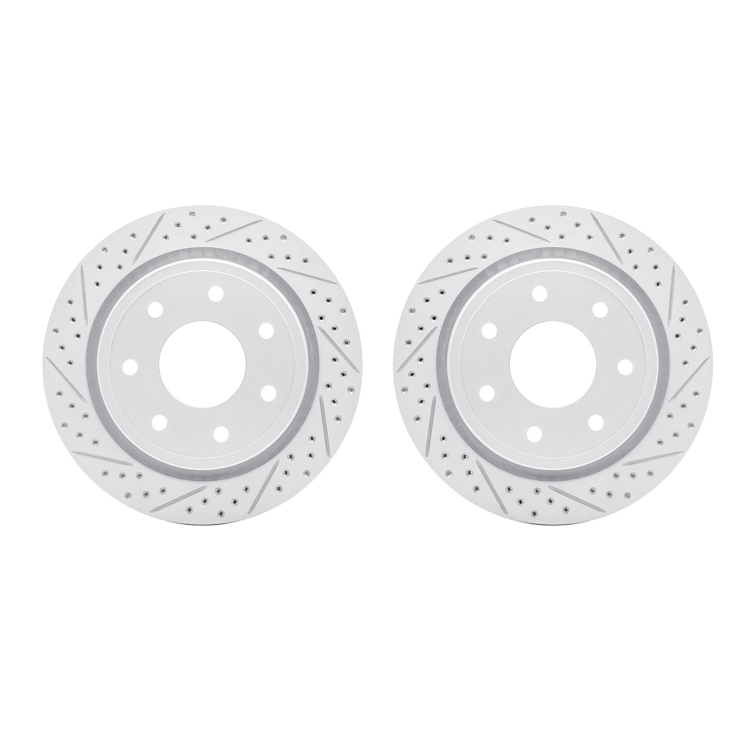 2002-54149 Geoperformance Drilled/Slotted Brake Rotors, 2012-2014 Ford/Lincoln/Mercury/Mazda, Position: Rear
