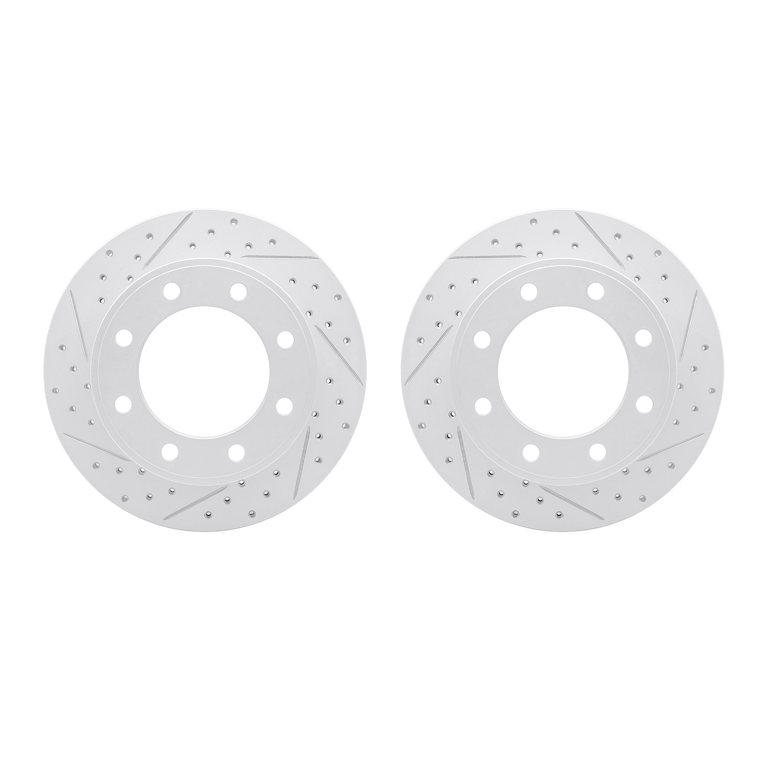 2002-54151 Geoperformance Drilled/Slotted Brake Rotors, 2005-2012 Ford/Lincoln/Mercury/Mazda, Position: Rear