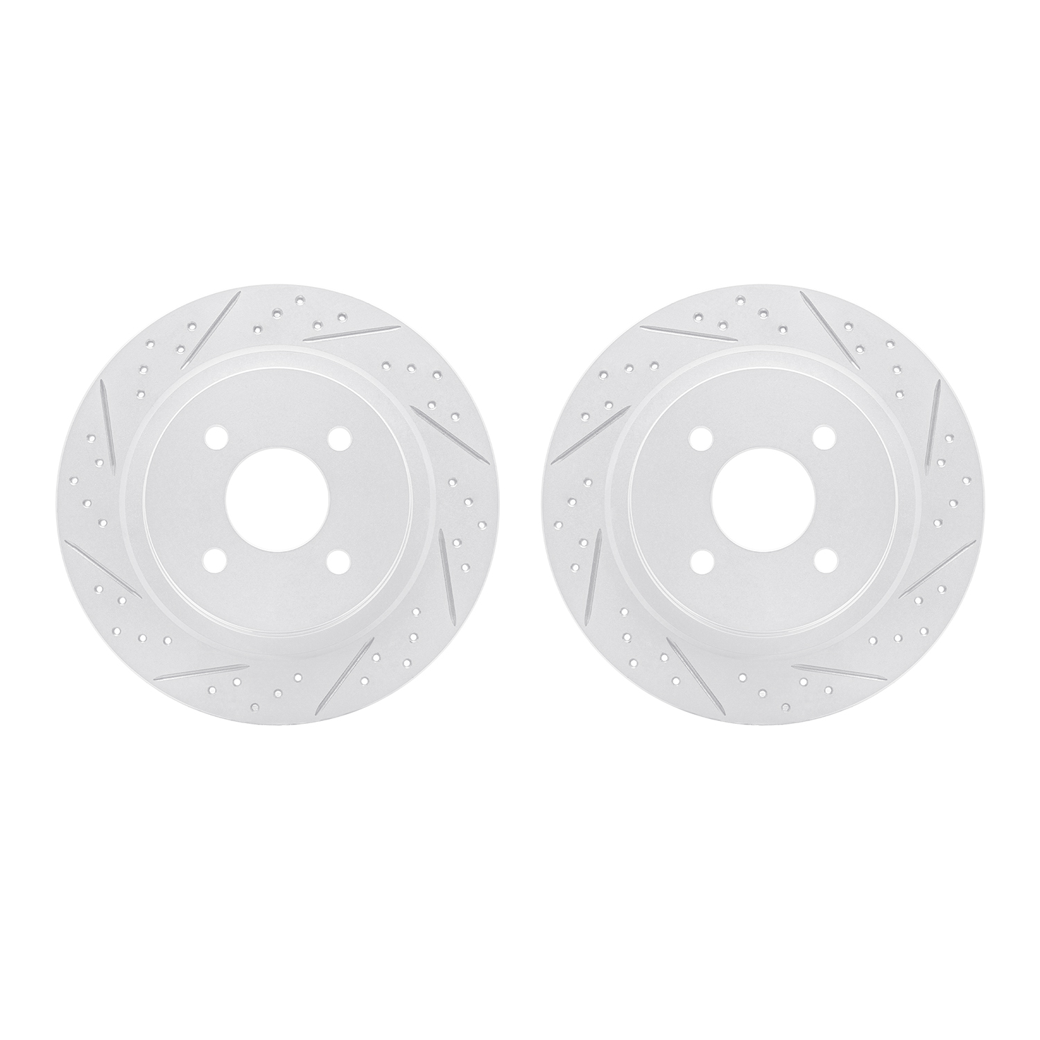 2002-54159 Geoperformance Drilled/Slotted Brake Rotors, 2002-2004 Ford/Lincoln/Mercury/Mazda, Position: Rear