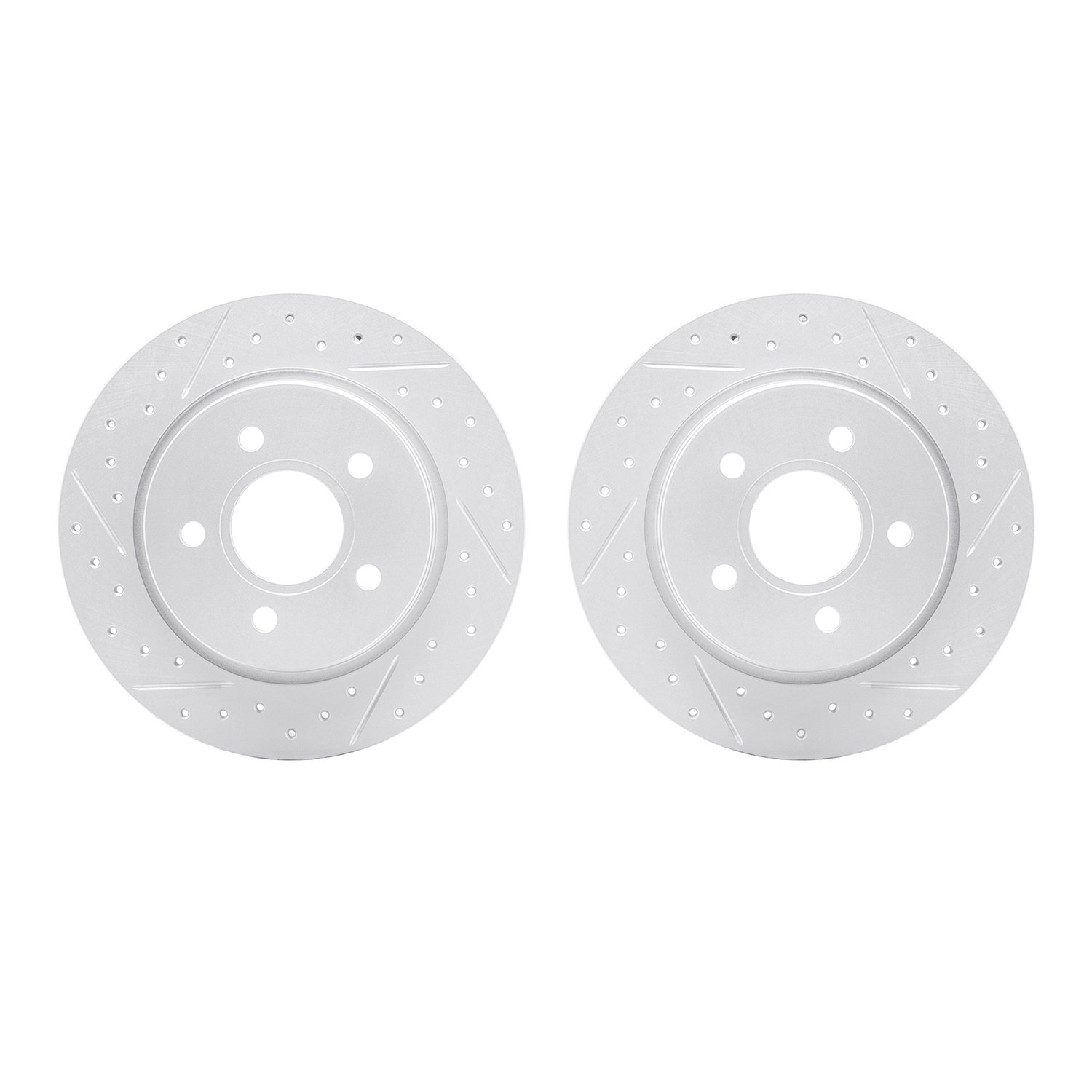 2002-54160 Geoperformance Drilled/Slotted Brake Rotors, 2012-2018 Ford/Lincoln/Mercury/Mazda, Position: Rear