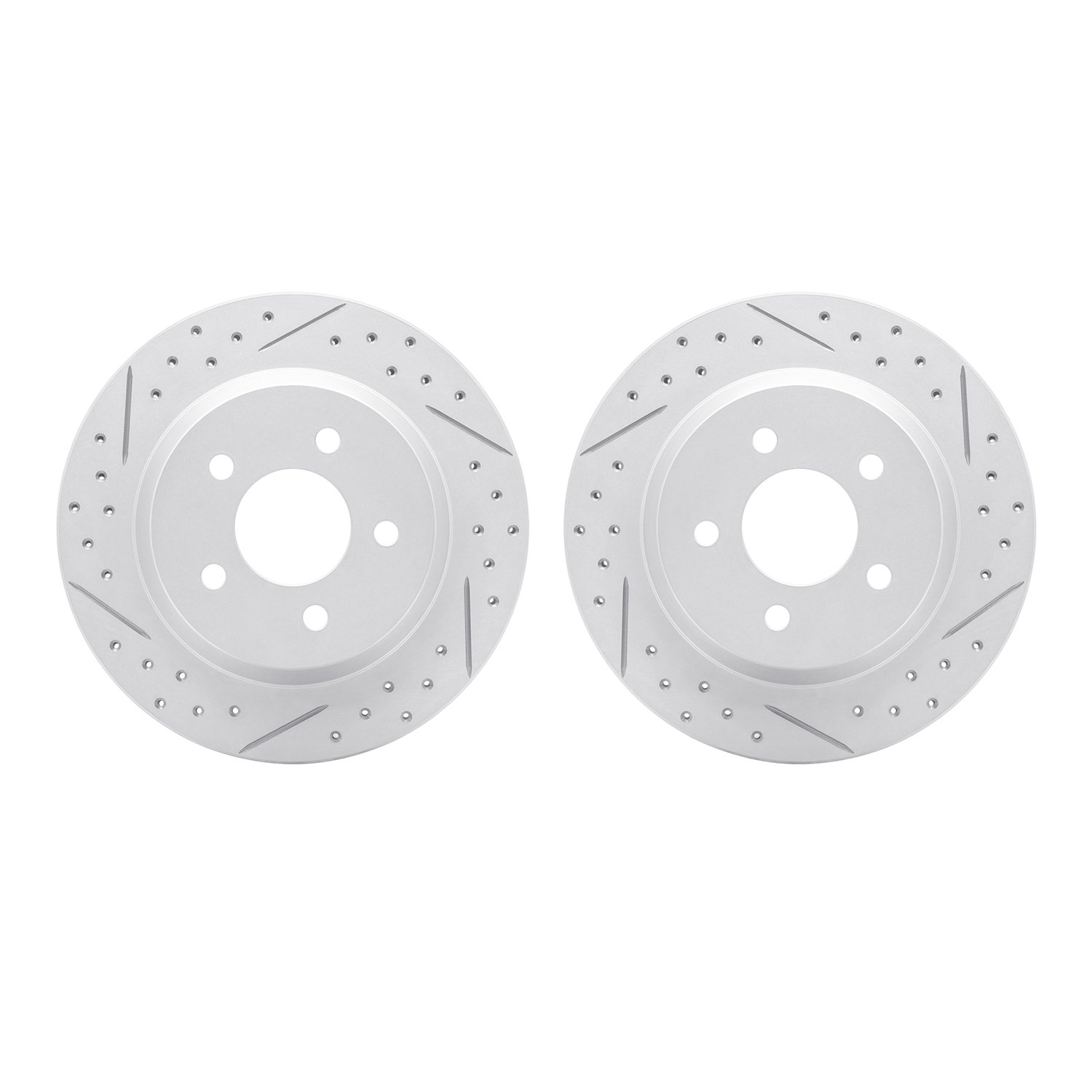 2002-54166 Geoperformance Drilled/Slotted Brake Rotors, 1994-2004 Ford/Lincoln/Mercury/Mazda, Position: Rear