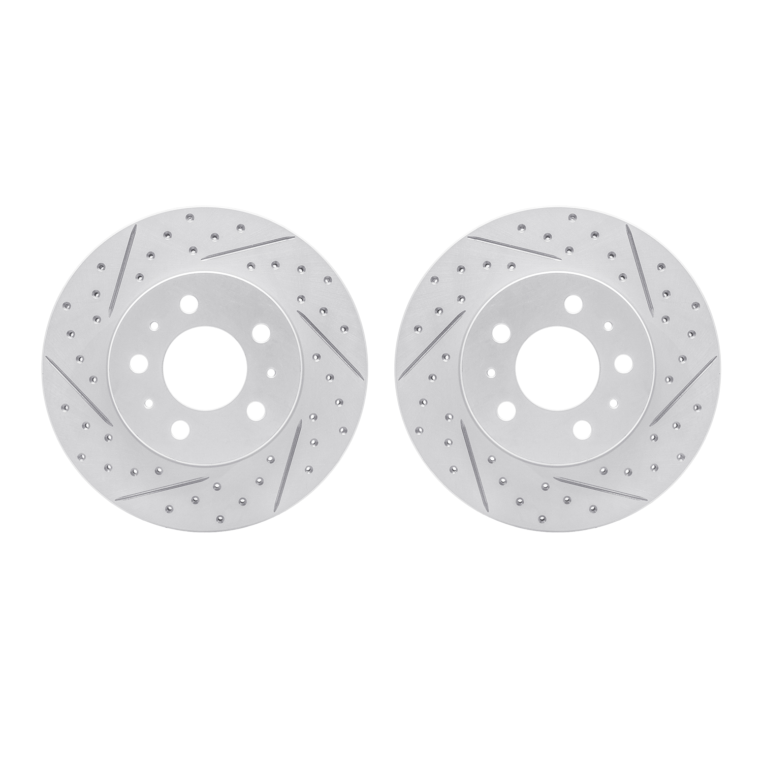 2002-56000 Geoperformance Drilled/Slotted Brake Rotors, 1995-1997 Ford/Lincoln/Mercury/Mazda, Position: Front